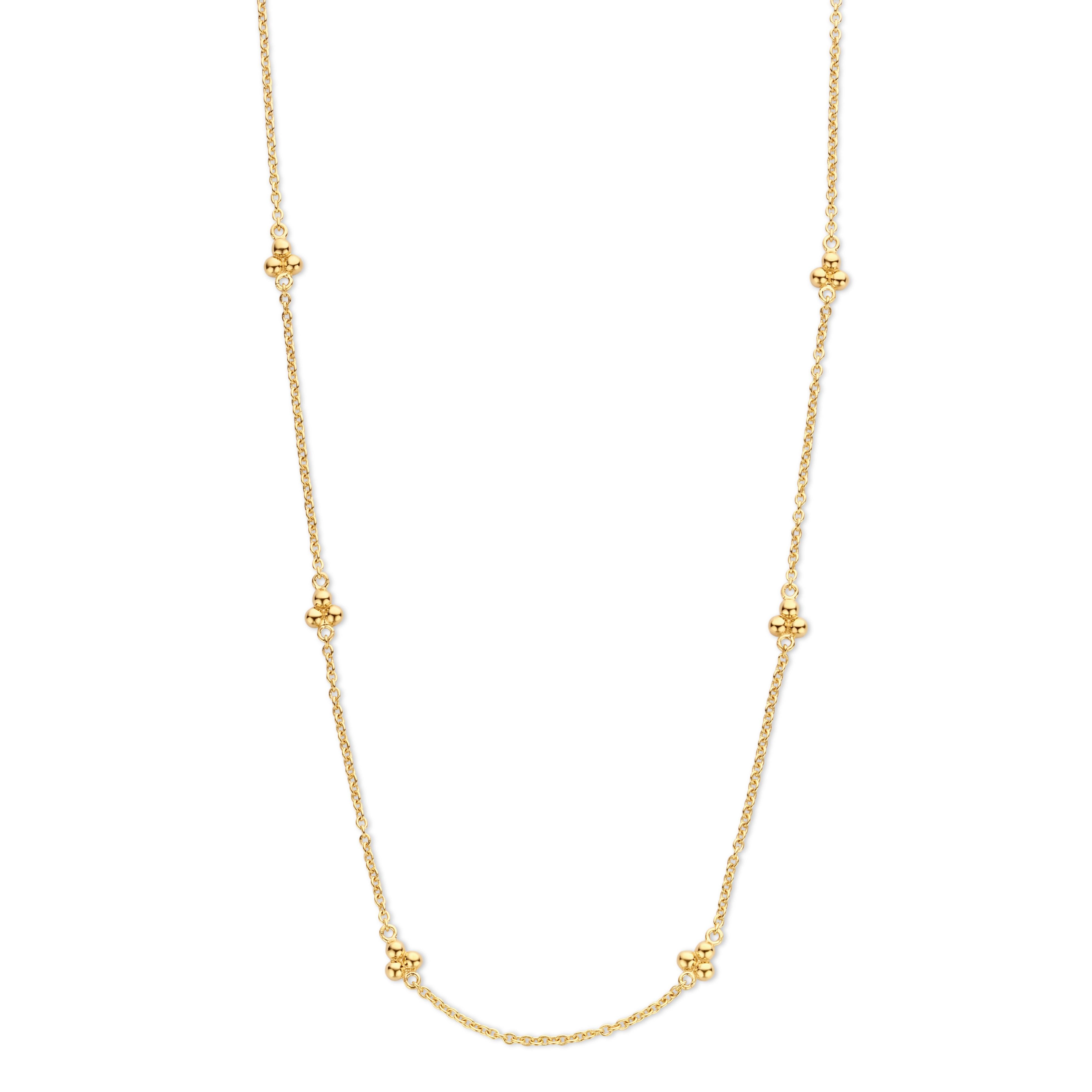 Shishi Halskette 45 cm - Sterlingsilber vergoldet-1