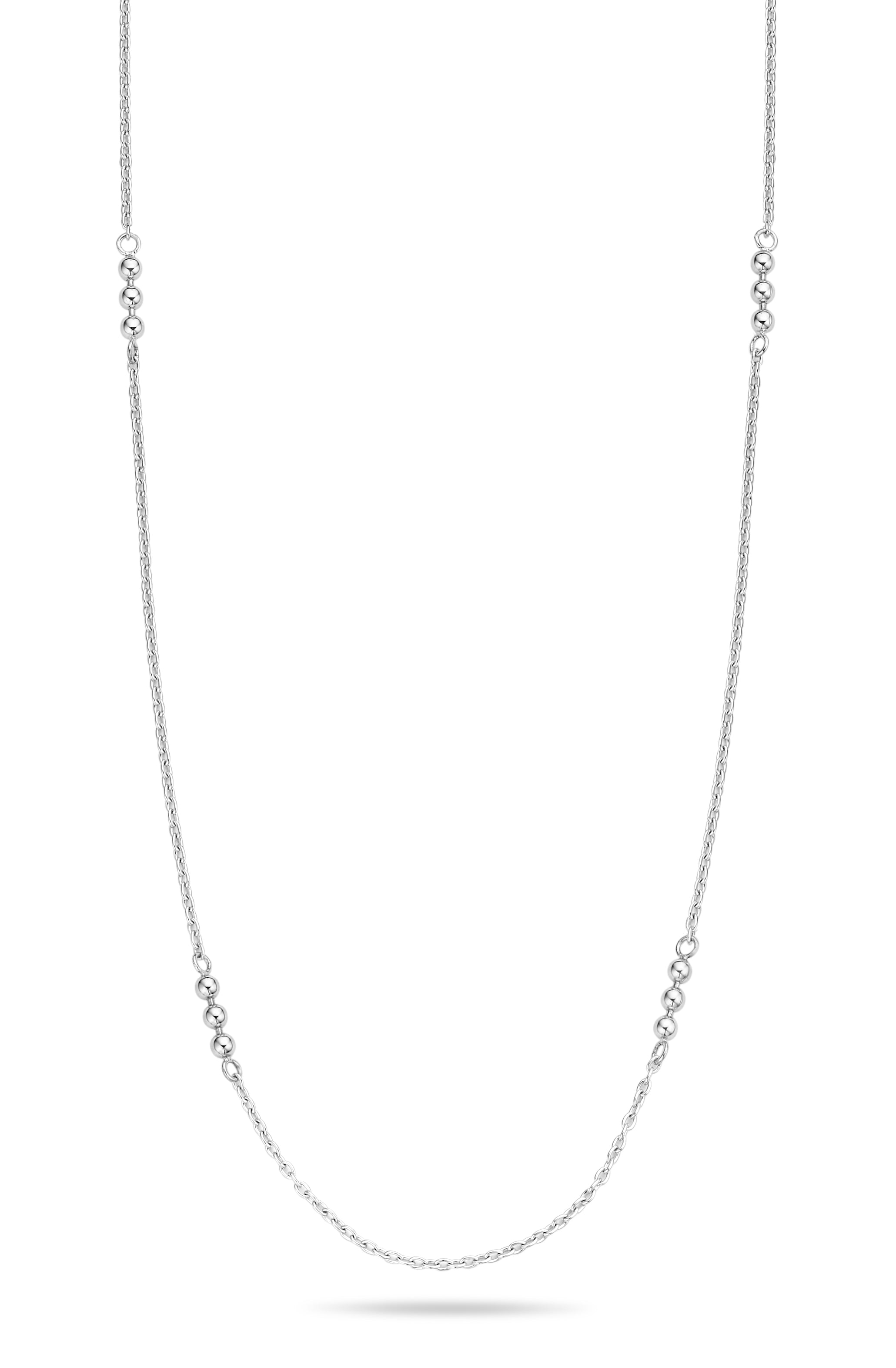 Mala Halskette 45 cm - 14 kt. Weißgold-1