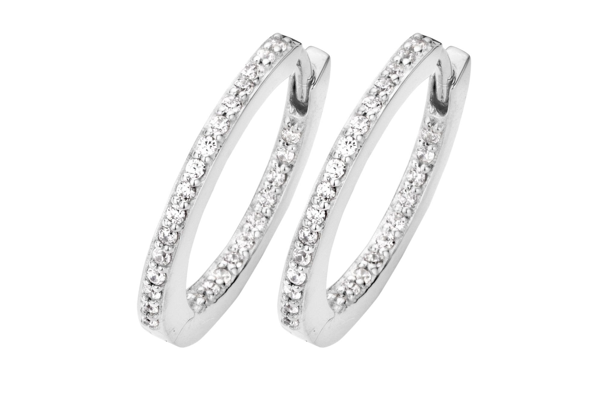 Passion Ohrringe small - Sterling Silber - Zirkonia-1