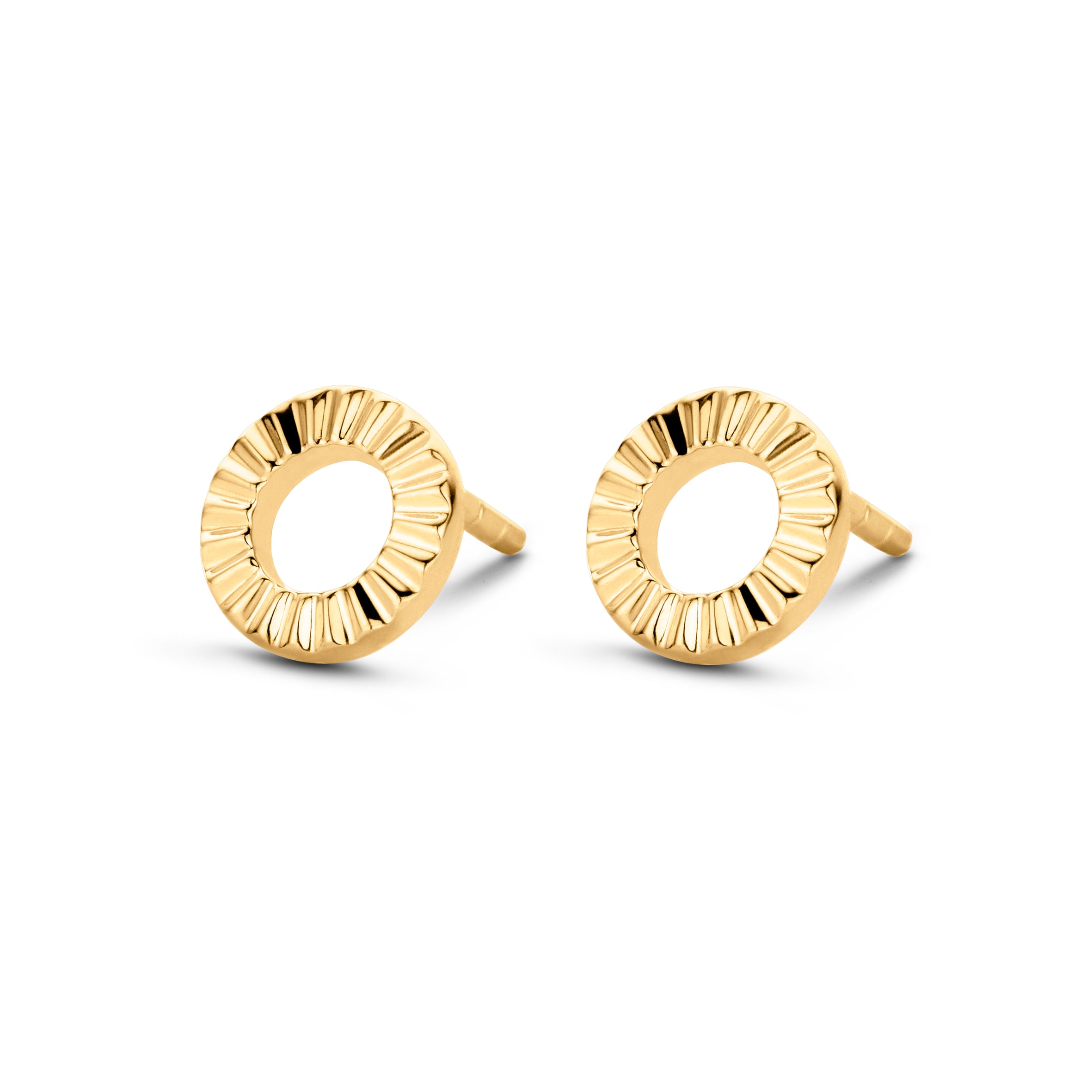 Peak Ohrringe - vergoldetes Sterlingsilber-1