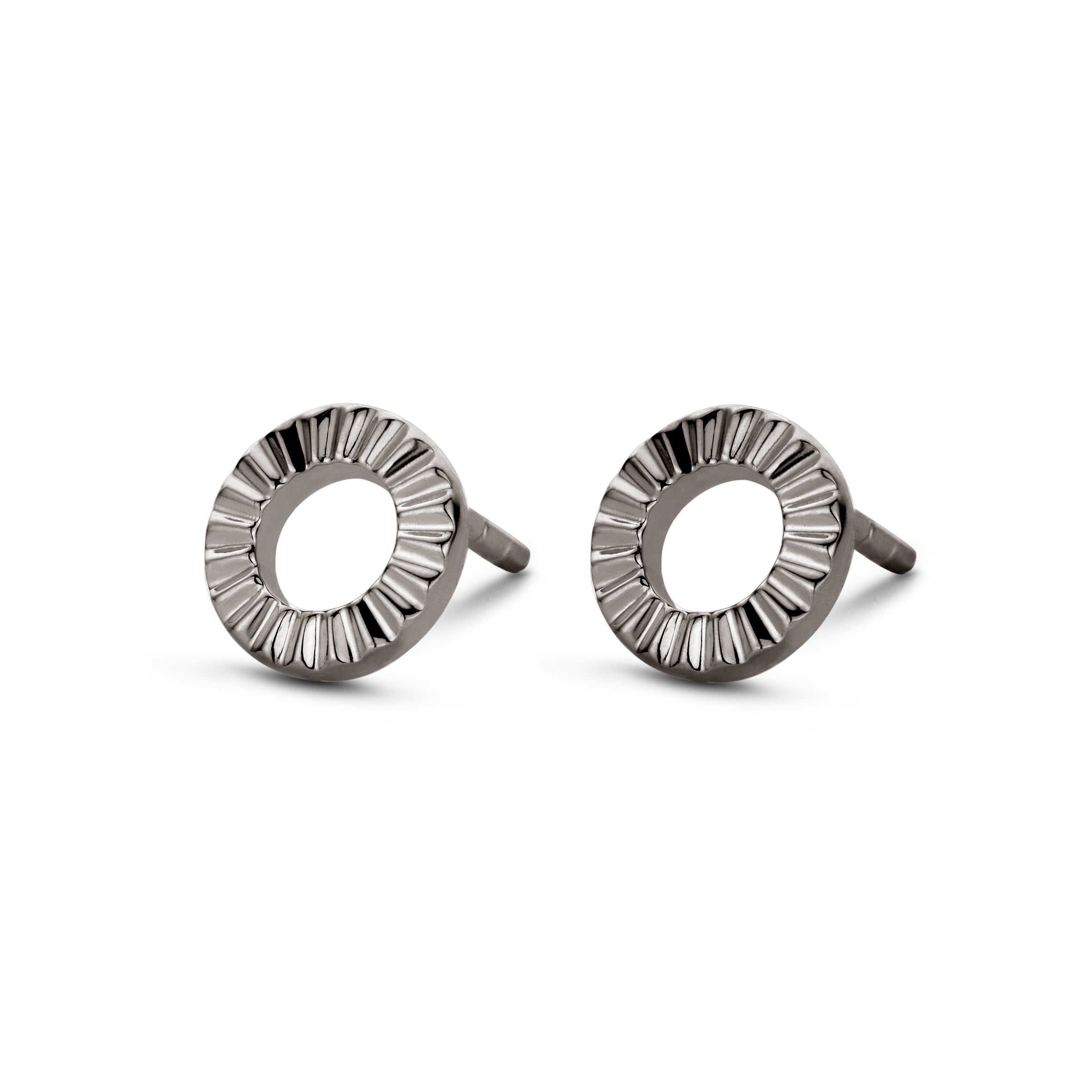 Peak Ohrringe - Sterling Silber rutheniert-1