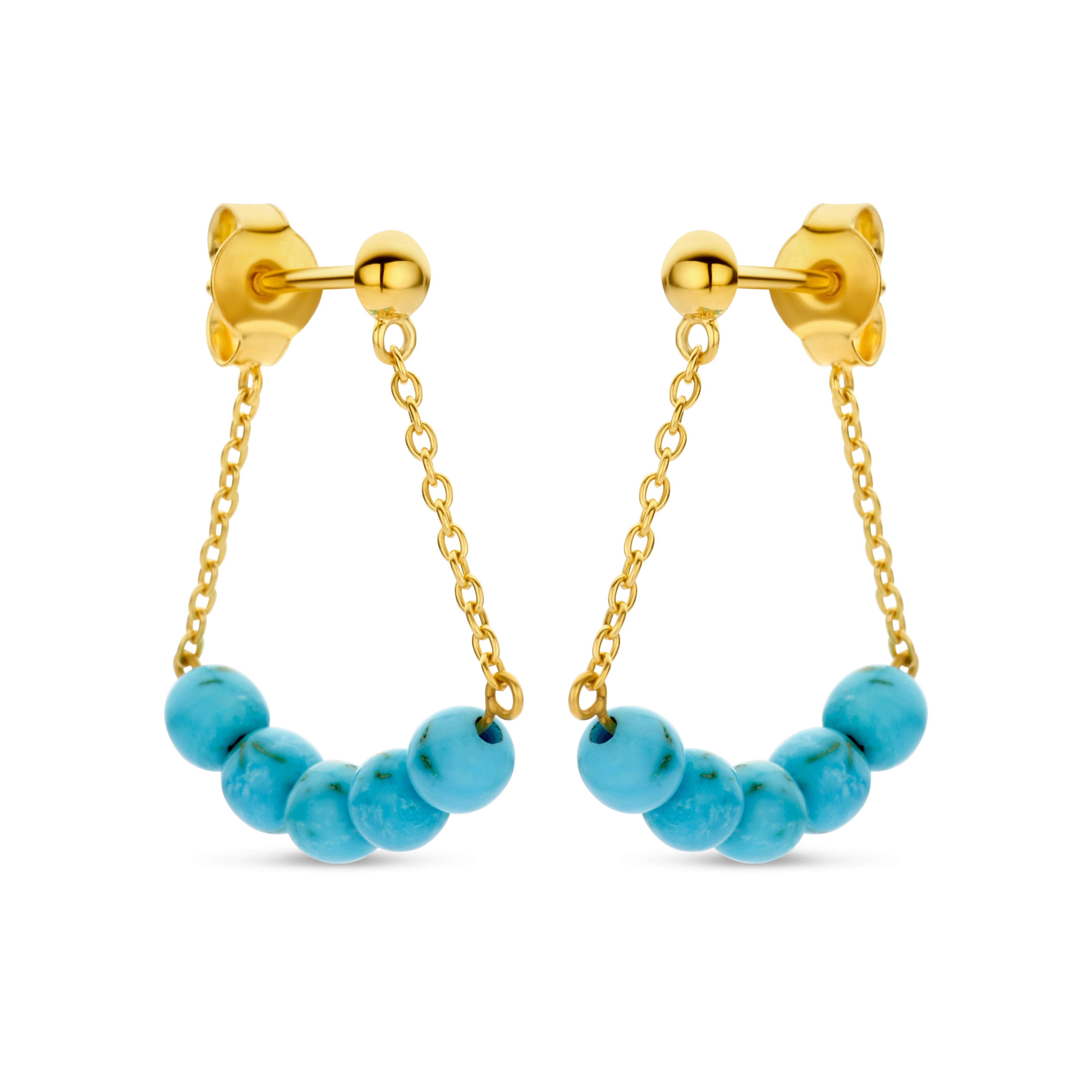 AMELIA HANGER TURQUOISE 14K-1