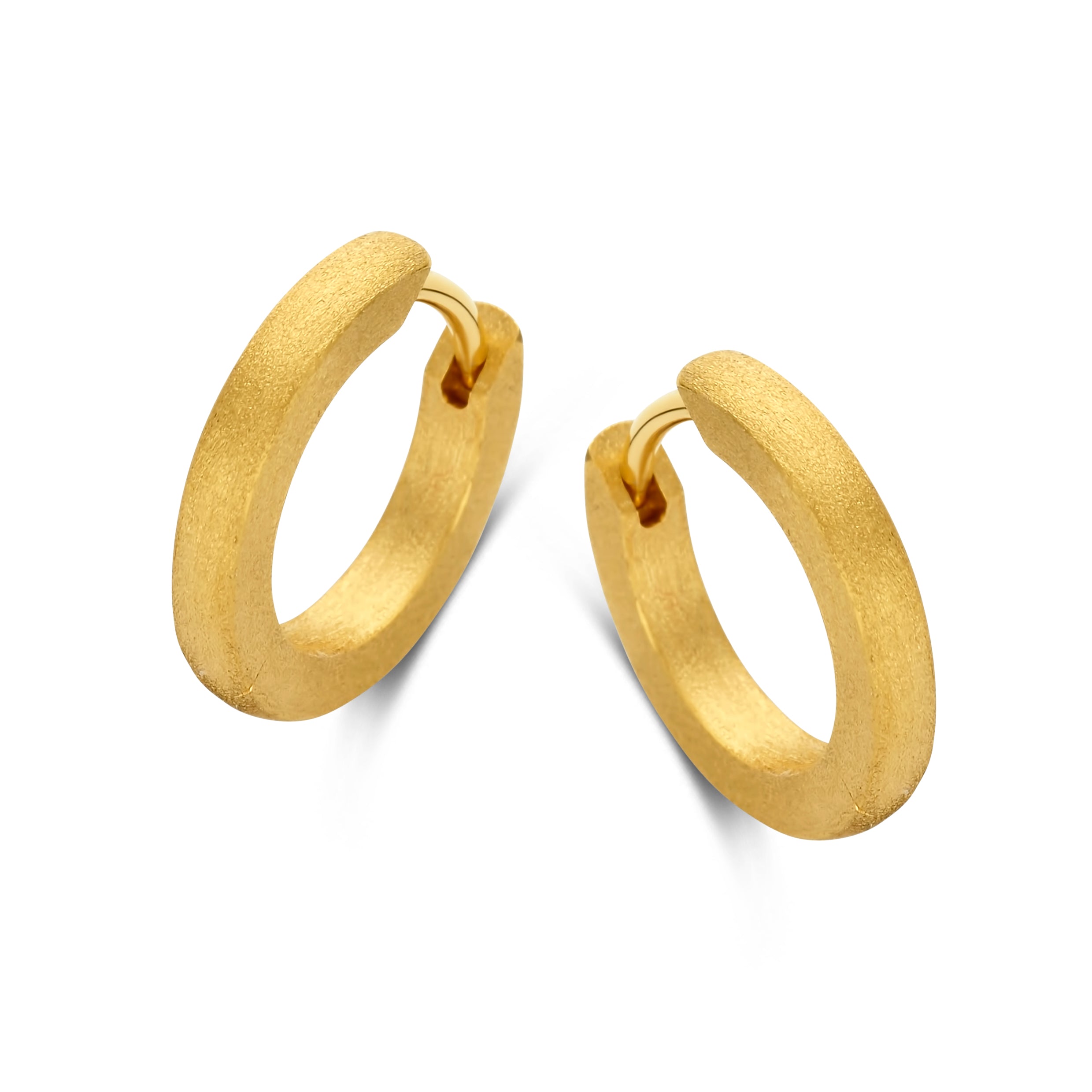 ALINA HOOP RUSTIC 14K-1