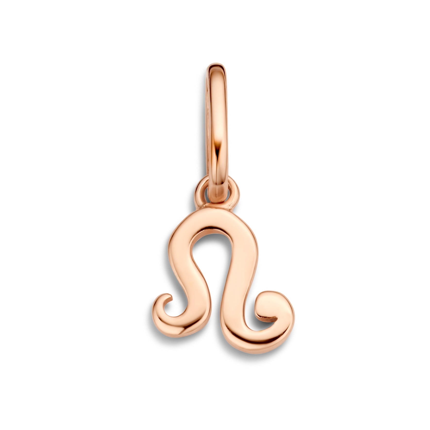 Leo - Der Löwe Sternzeichen Anhänger - Sterlingsilber rosé vergoldet-1