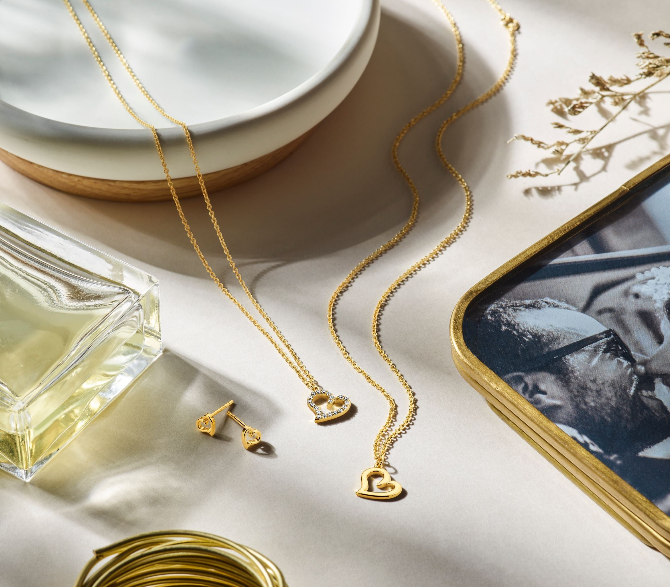 Youth Halskette 45 cm - Sterlingsilber vergoldet - Zirkonia-2