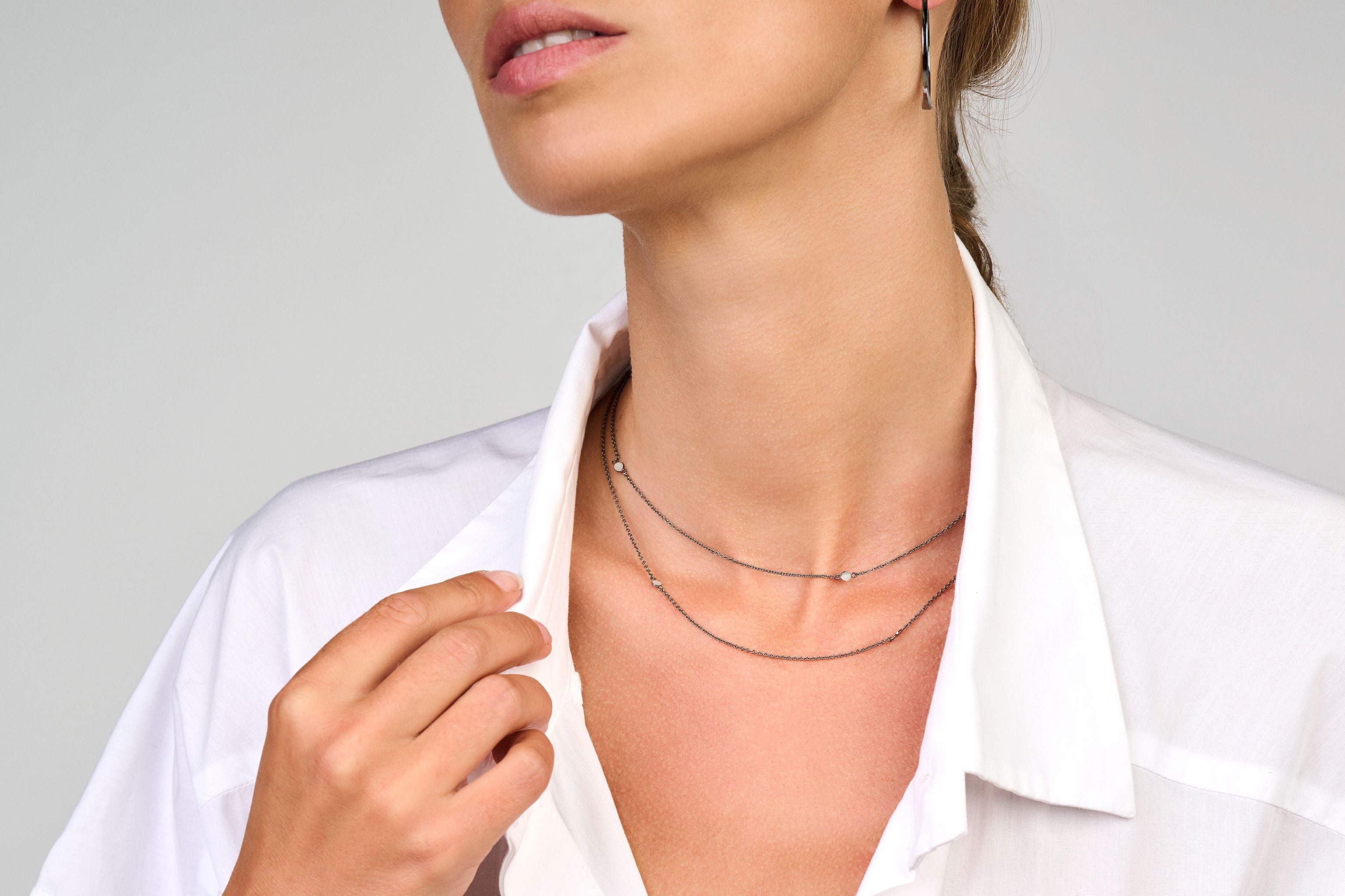 Obsession Halskette 60/70 cm - Silber-2