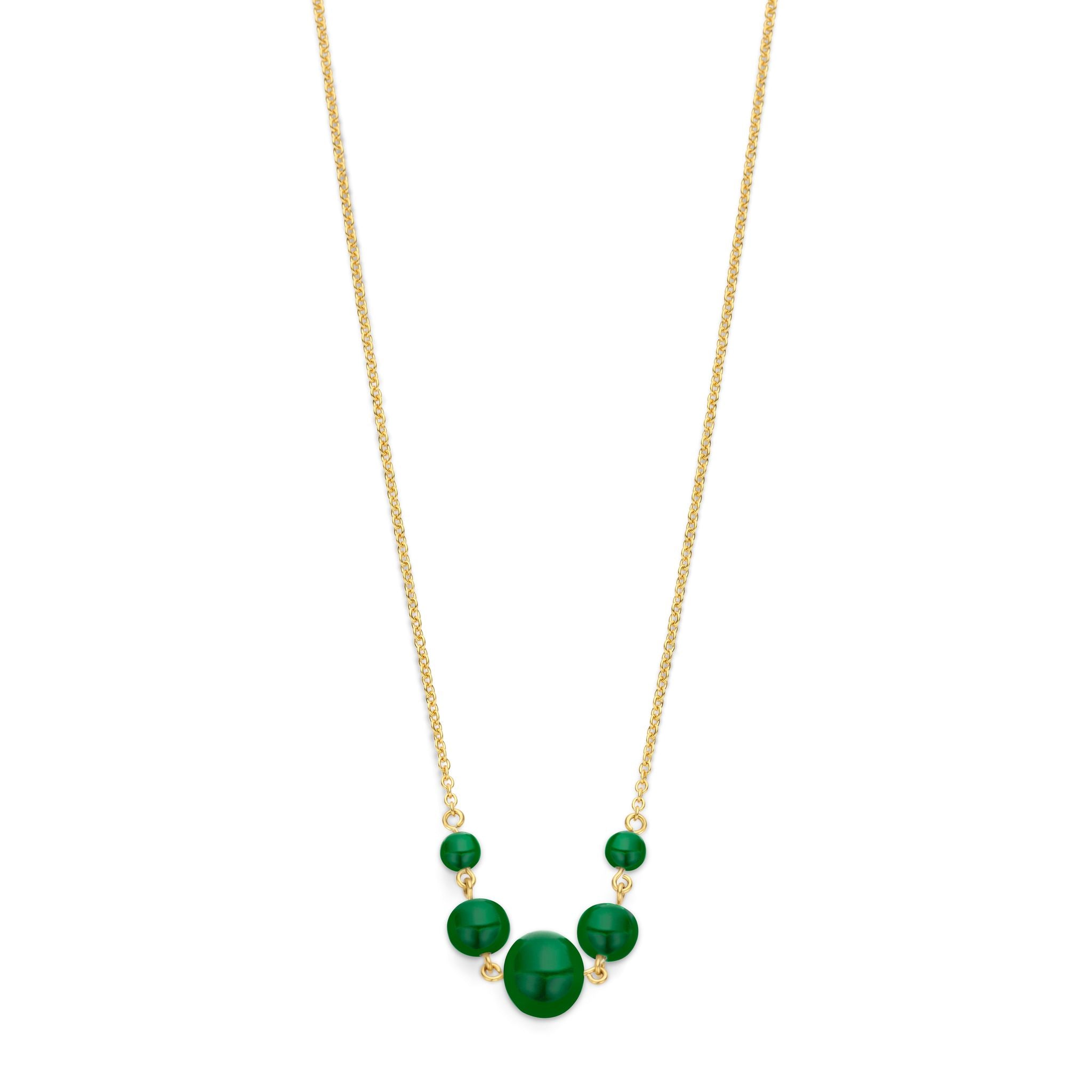 CONFETTI NECKLACE GREEN-1