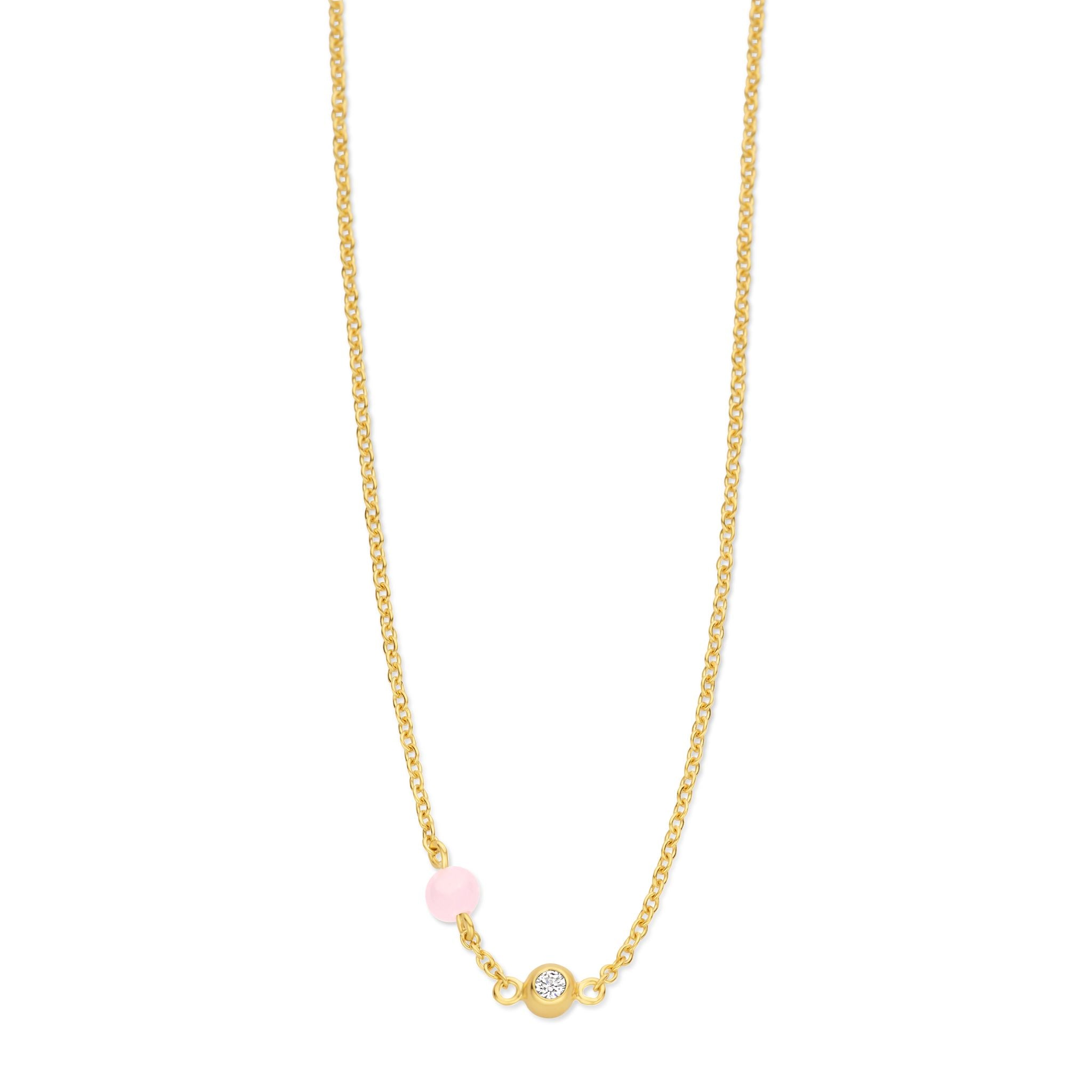 LUCKY NECKLACE PINK-1