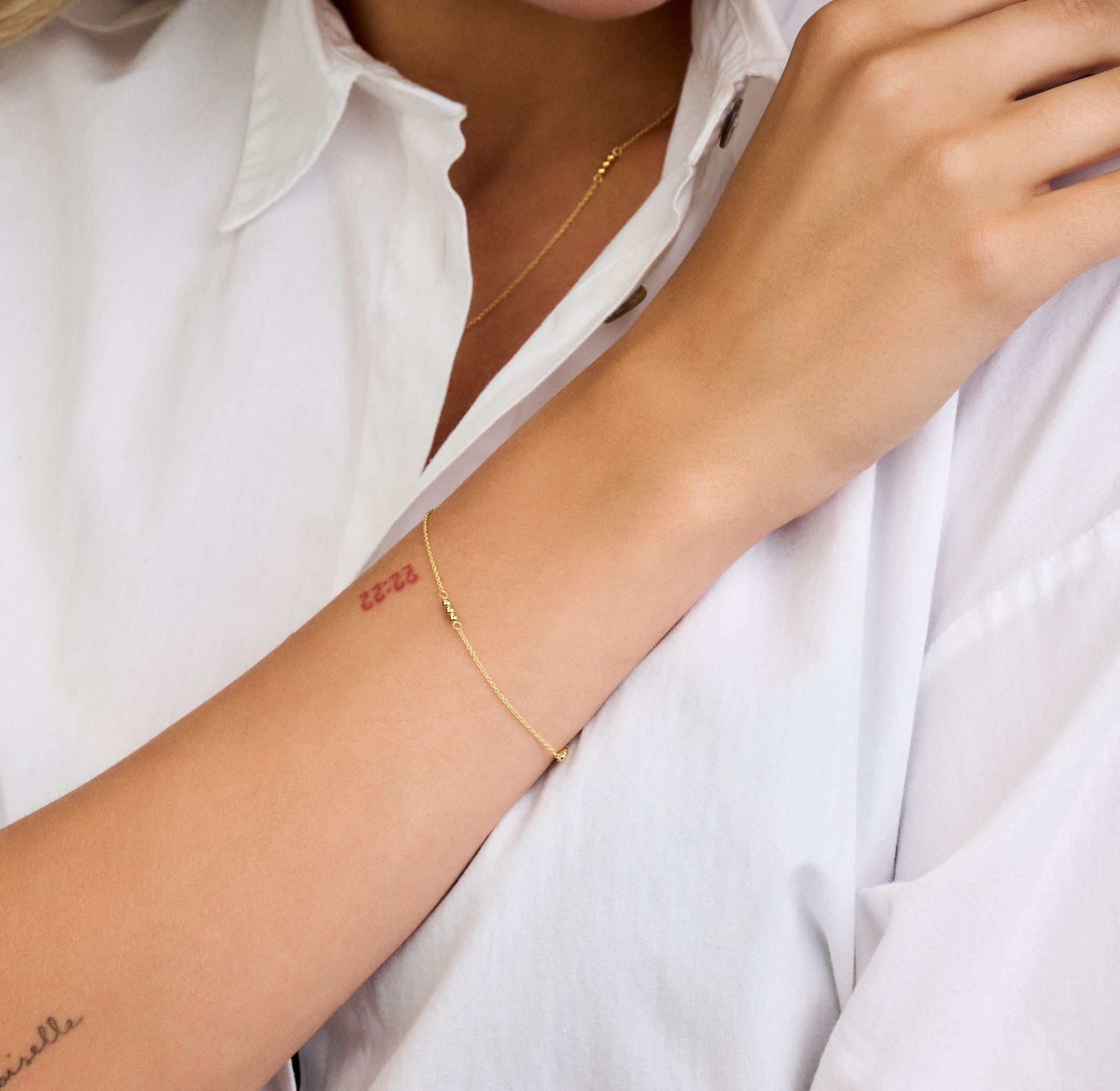 Mala Halskette 45 cm - 14 kt. Gold-3