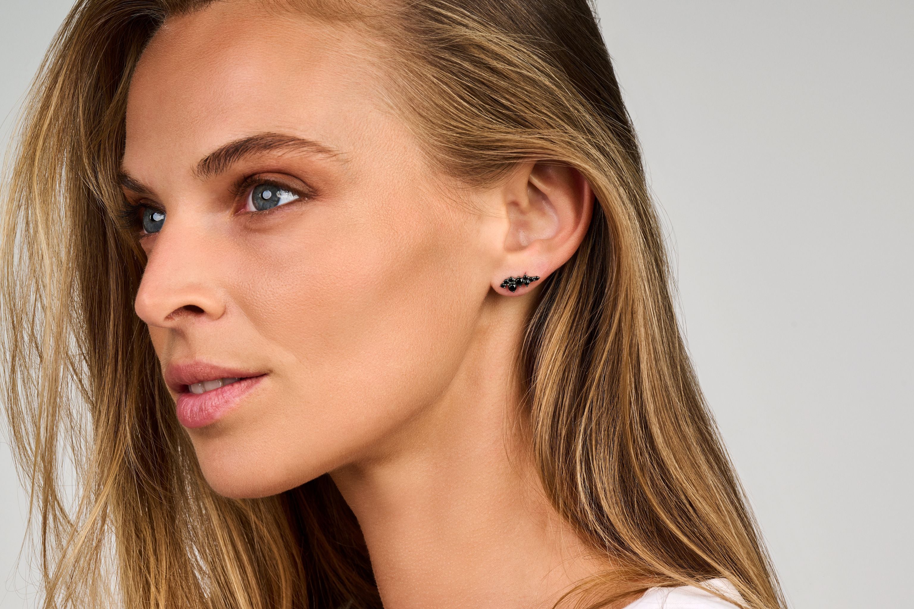 Aria Ohrringe - Sterlingsilber rosé vergoldet - Zirkonia-2