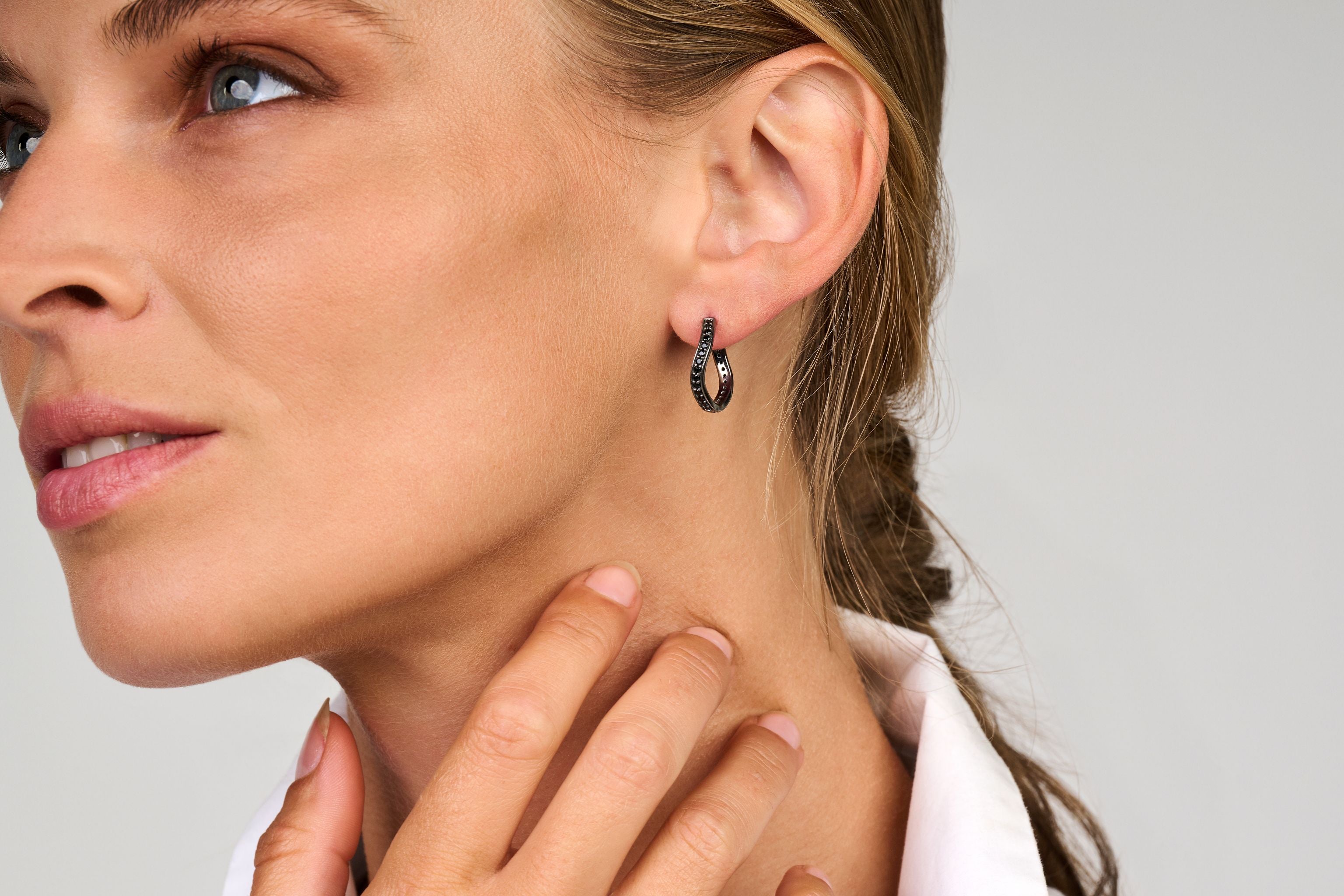 Solaris Ohrringe - Sterlingsilber rosa vergoldet - Zirkonia-4