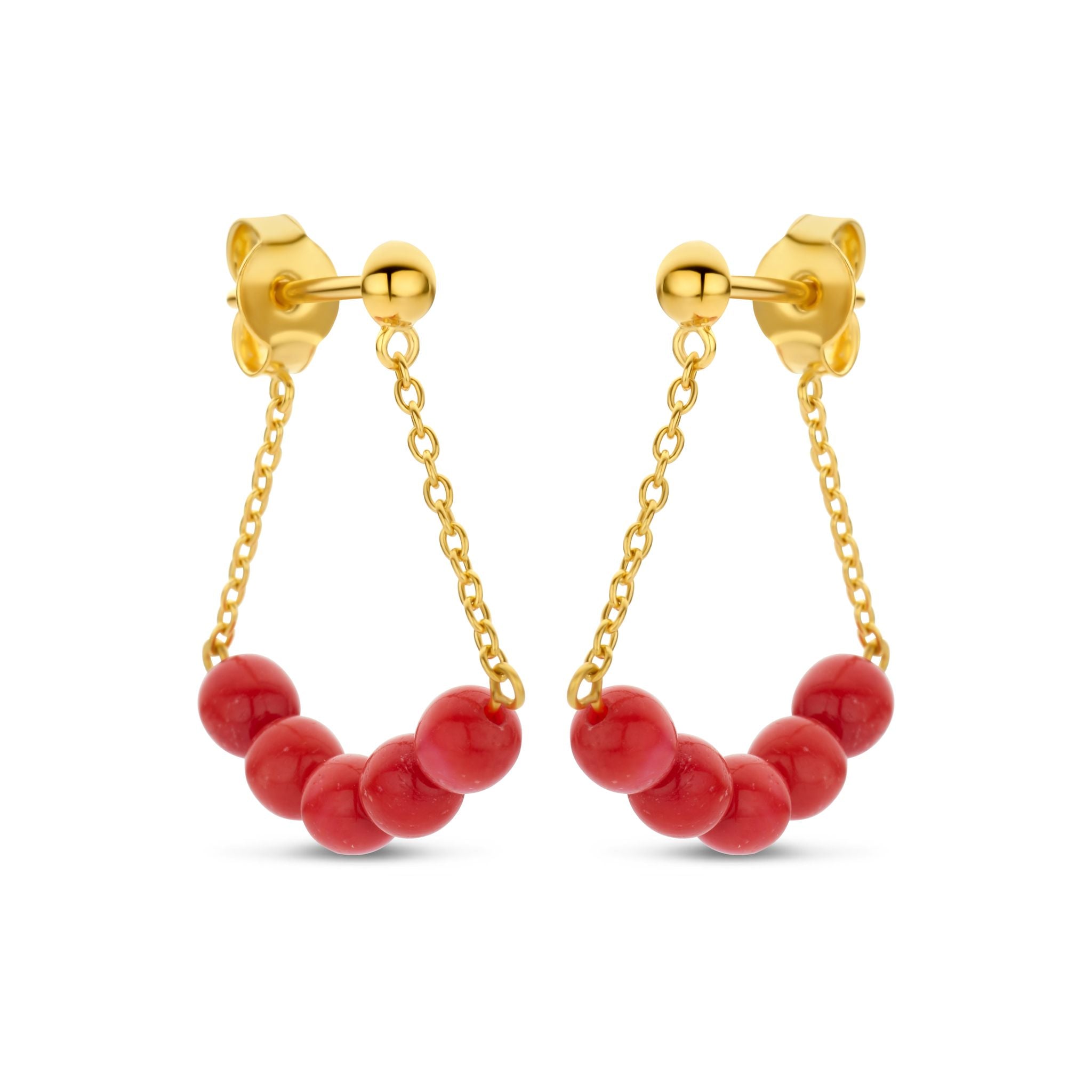 AMELIA HANGER CORAL 14K-1