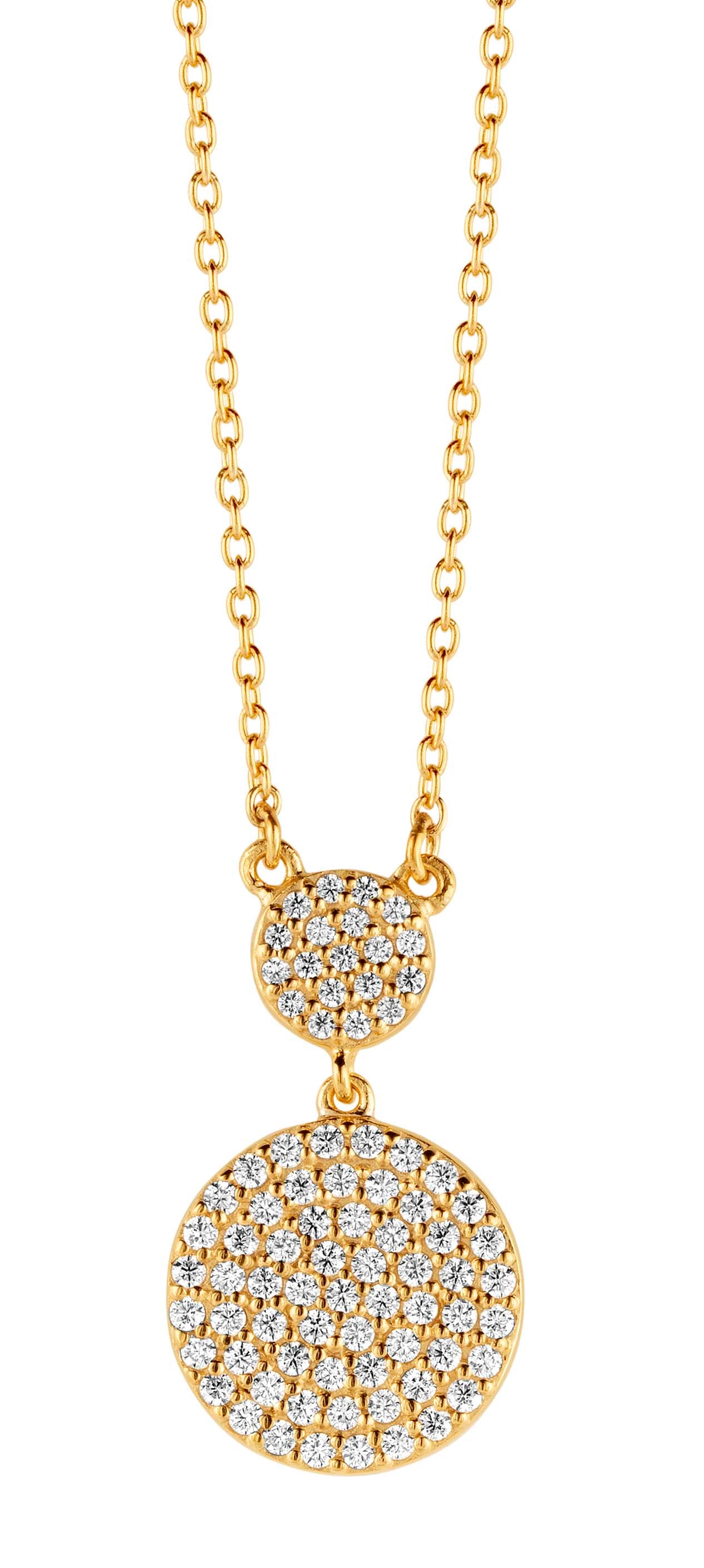 FUSION NECKLACE GP CZ-1