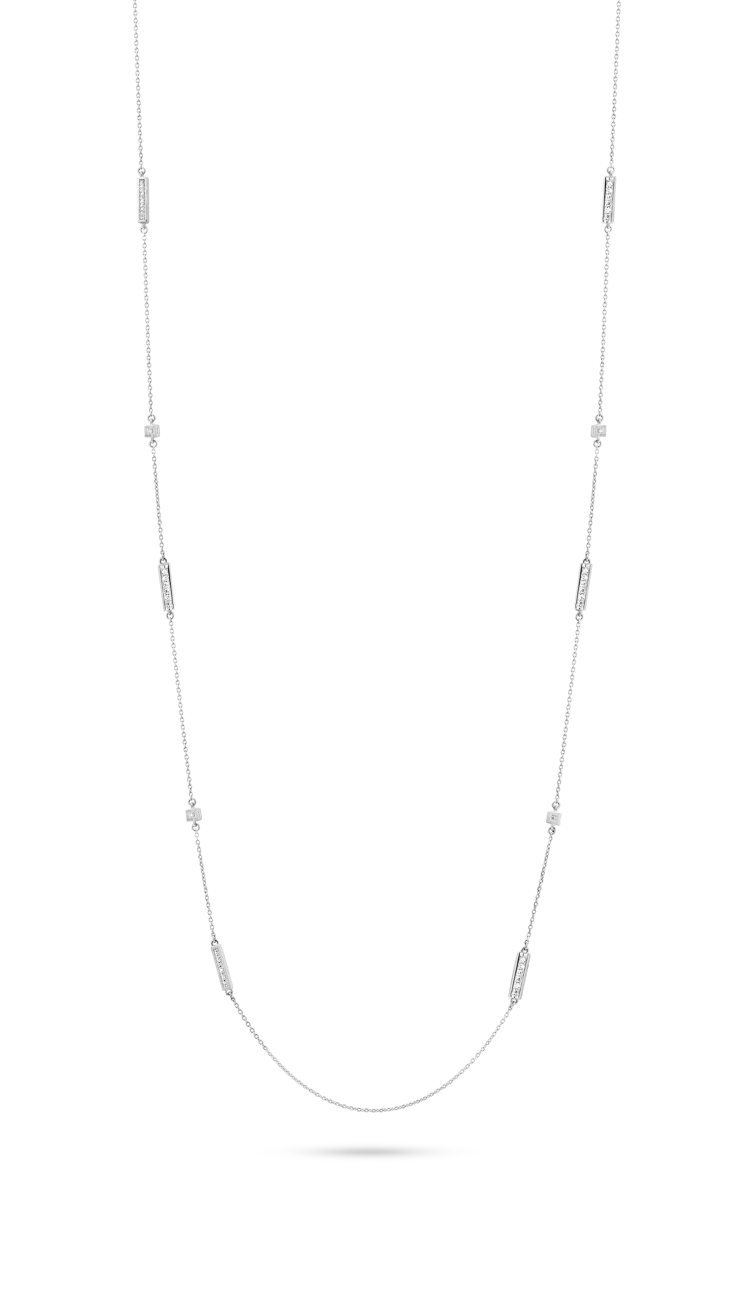 BLOCK NECKLACE SL CZ-1