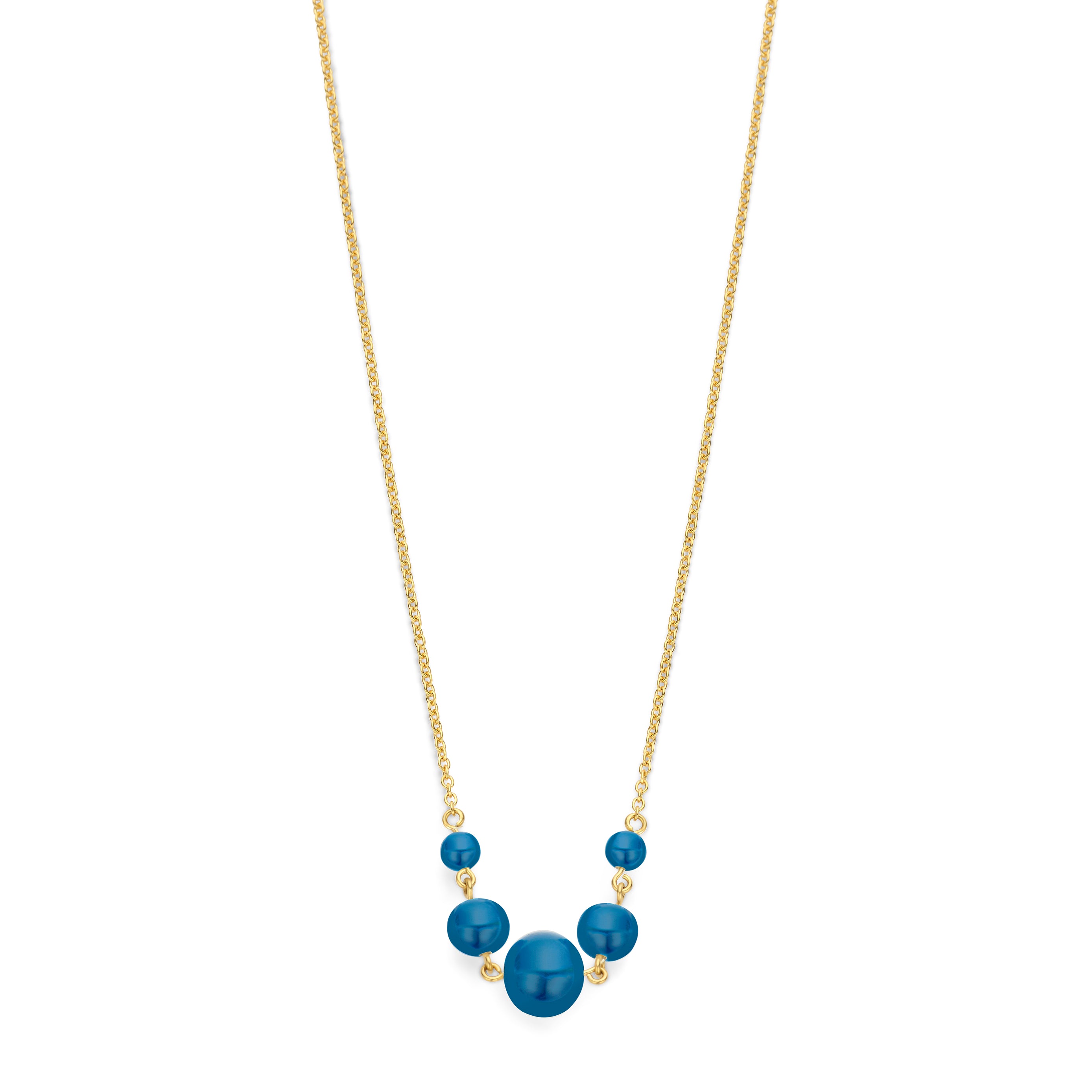 CONFETTI NECKLACE BLUE