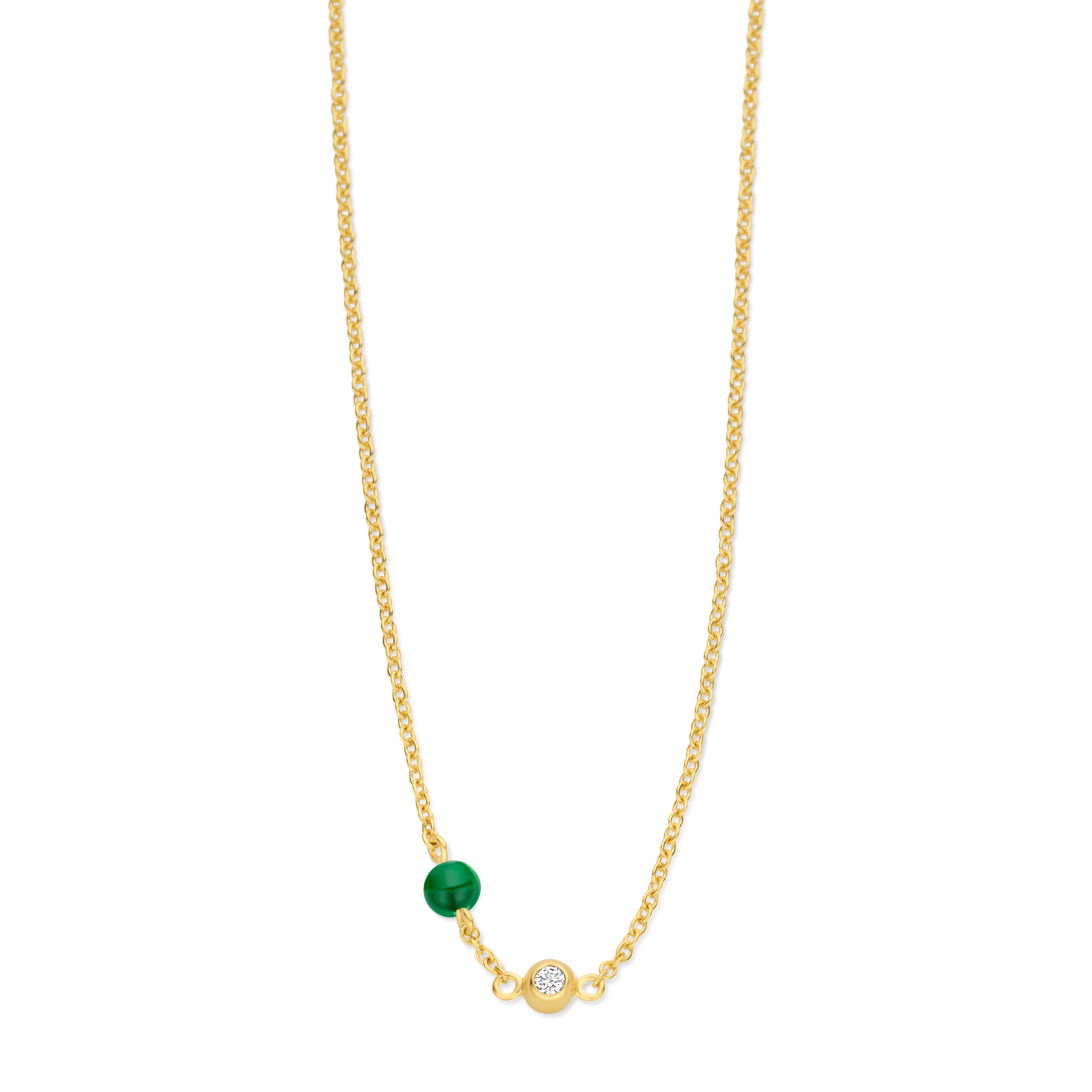 LUCKY NECKLACE GREEN