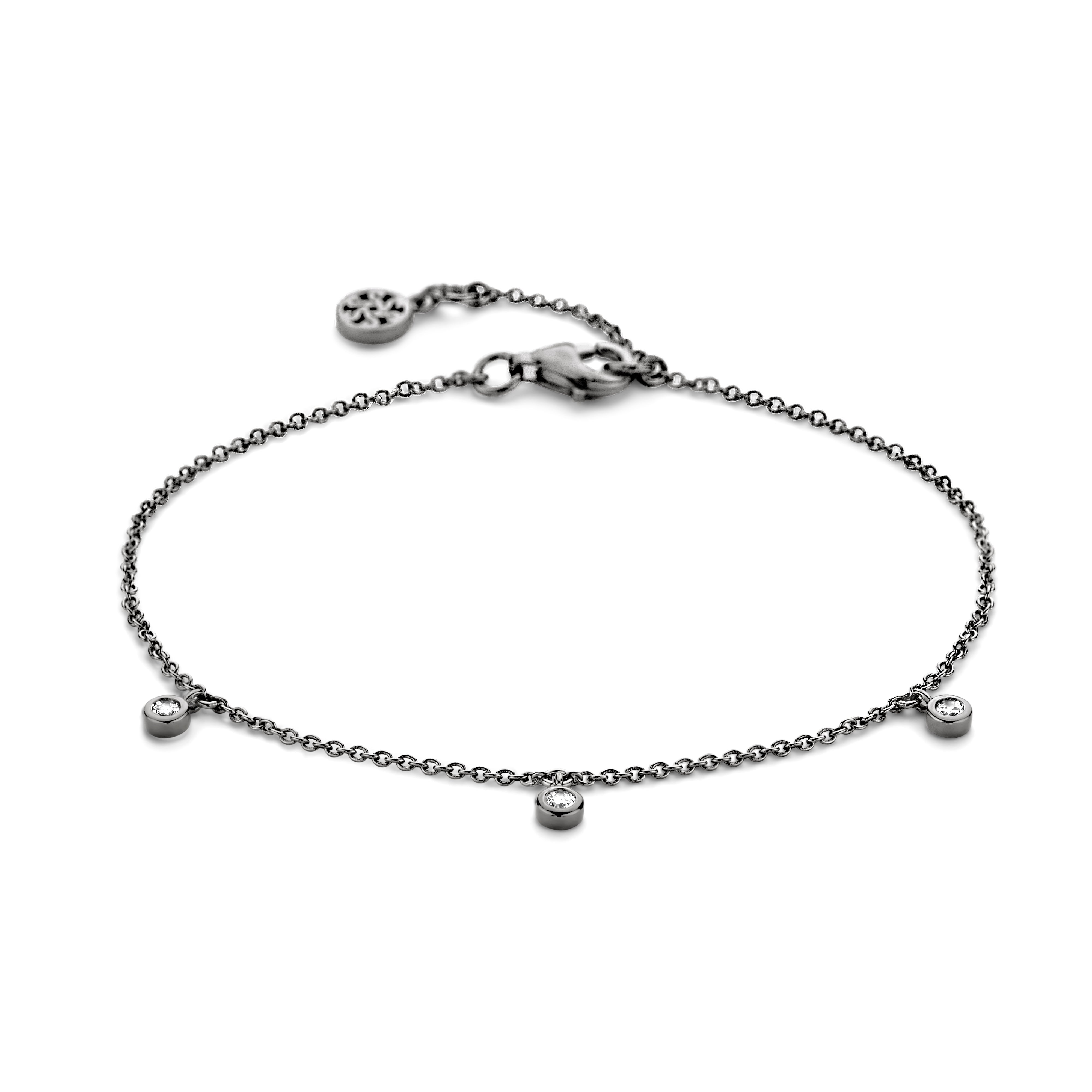 Symphony Armband - Sterlingsilber rhodiniert - Zirkonia-1