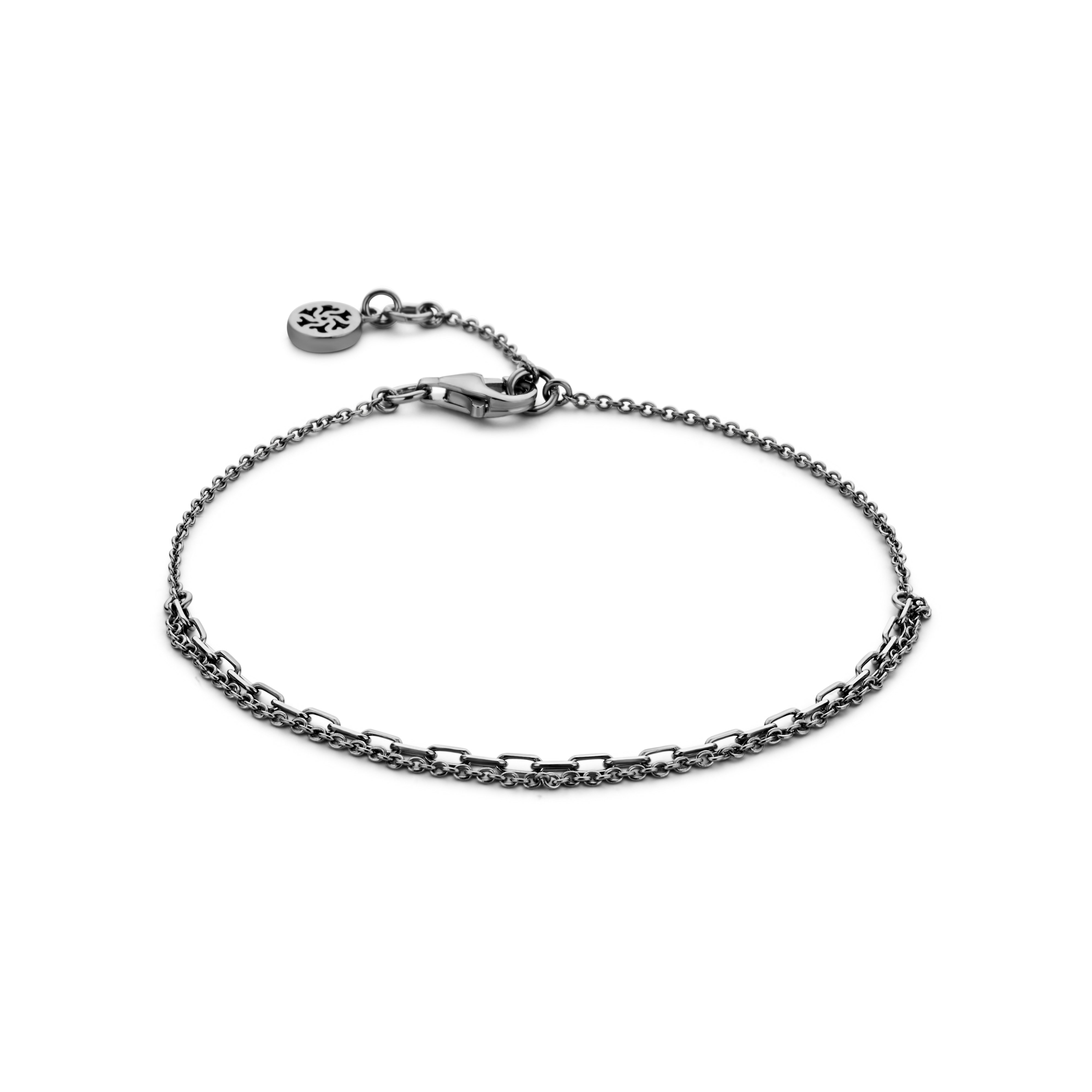 Scarlet Armband - Sterlingsilber rutheniert-1