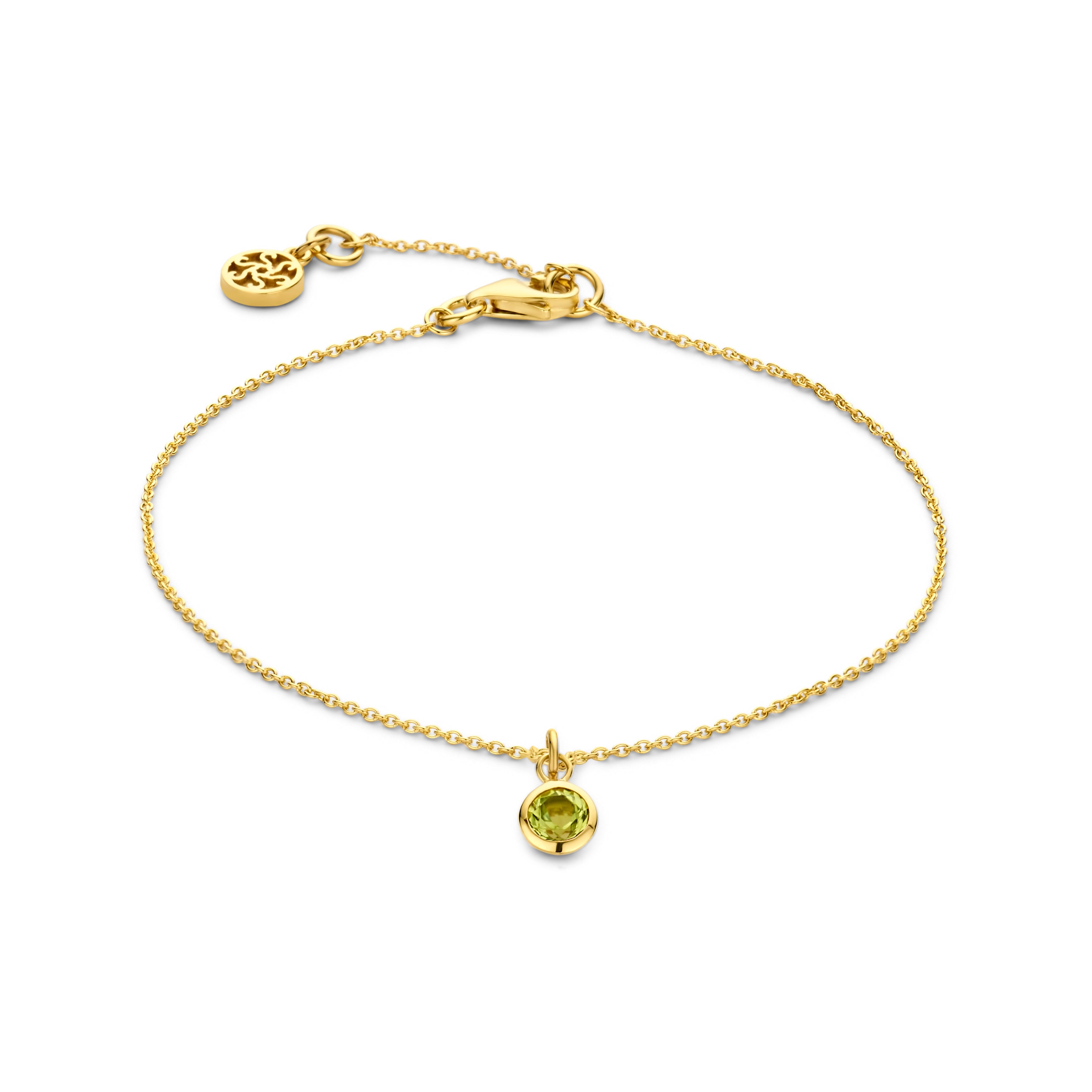 Sky Armband - 14 kt Gold mit Peridot-1