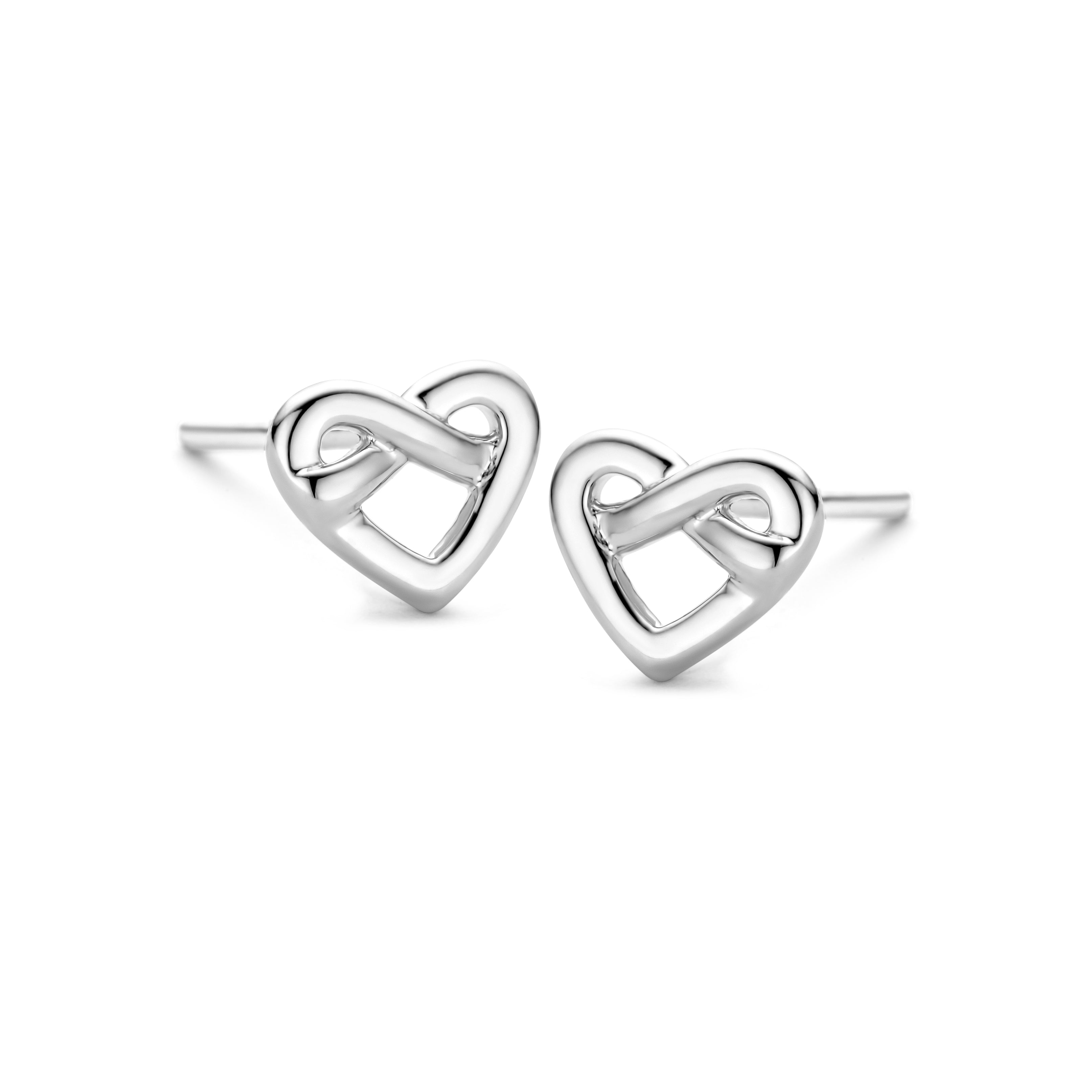 INFINITY HEART STUD