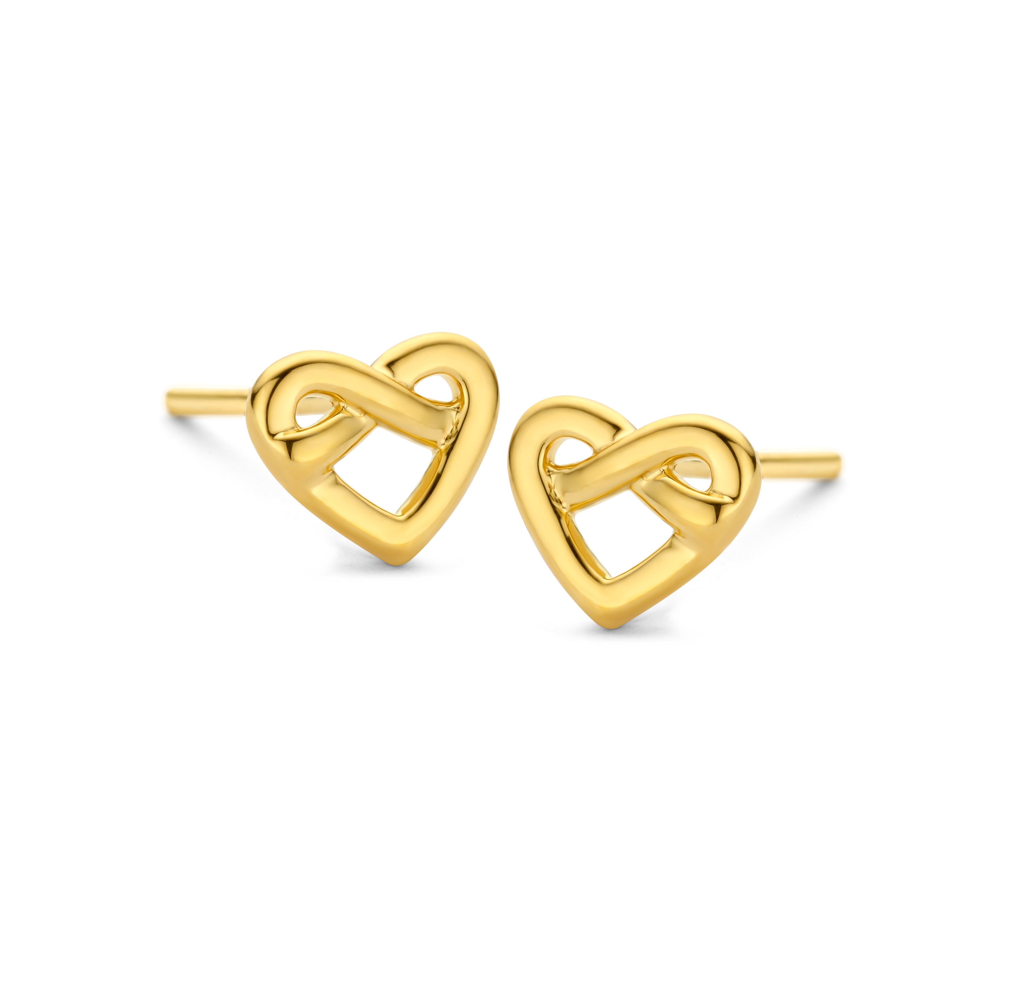 INFINITY HEART STUD