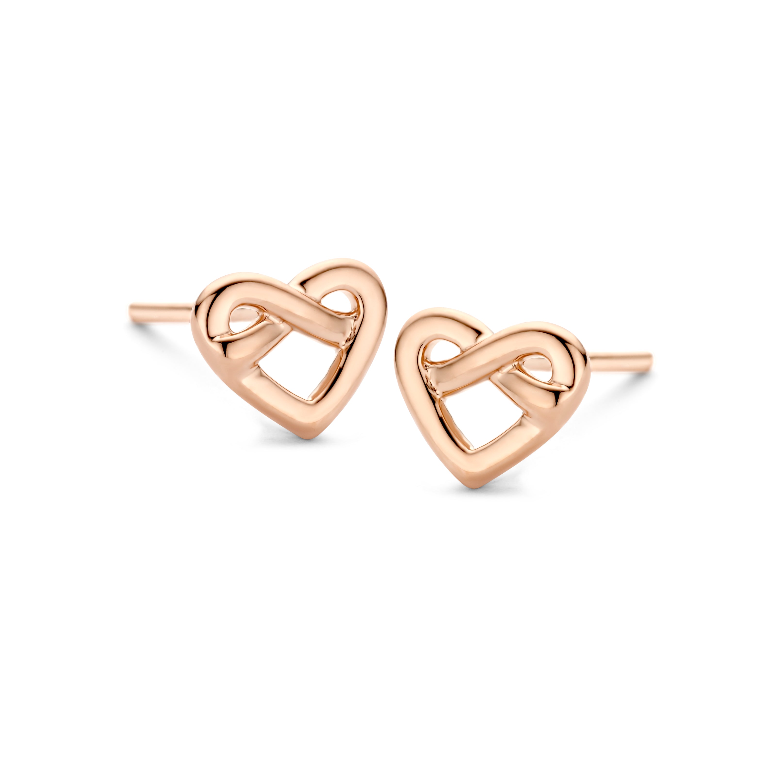 INFINITY HEART STUD