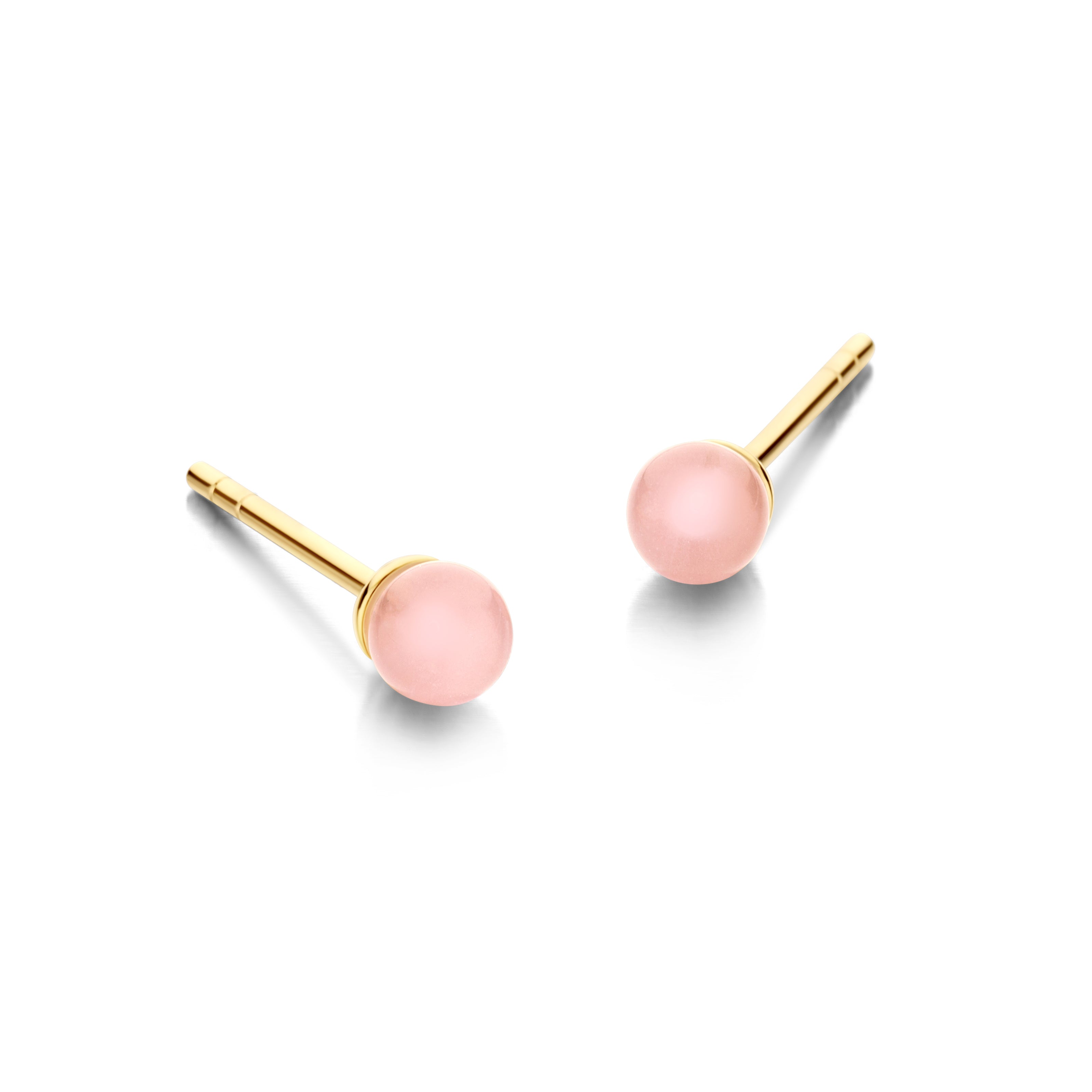 FIGARO STUD PINK 4MM-1