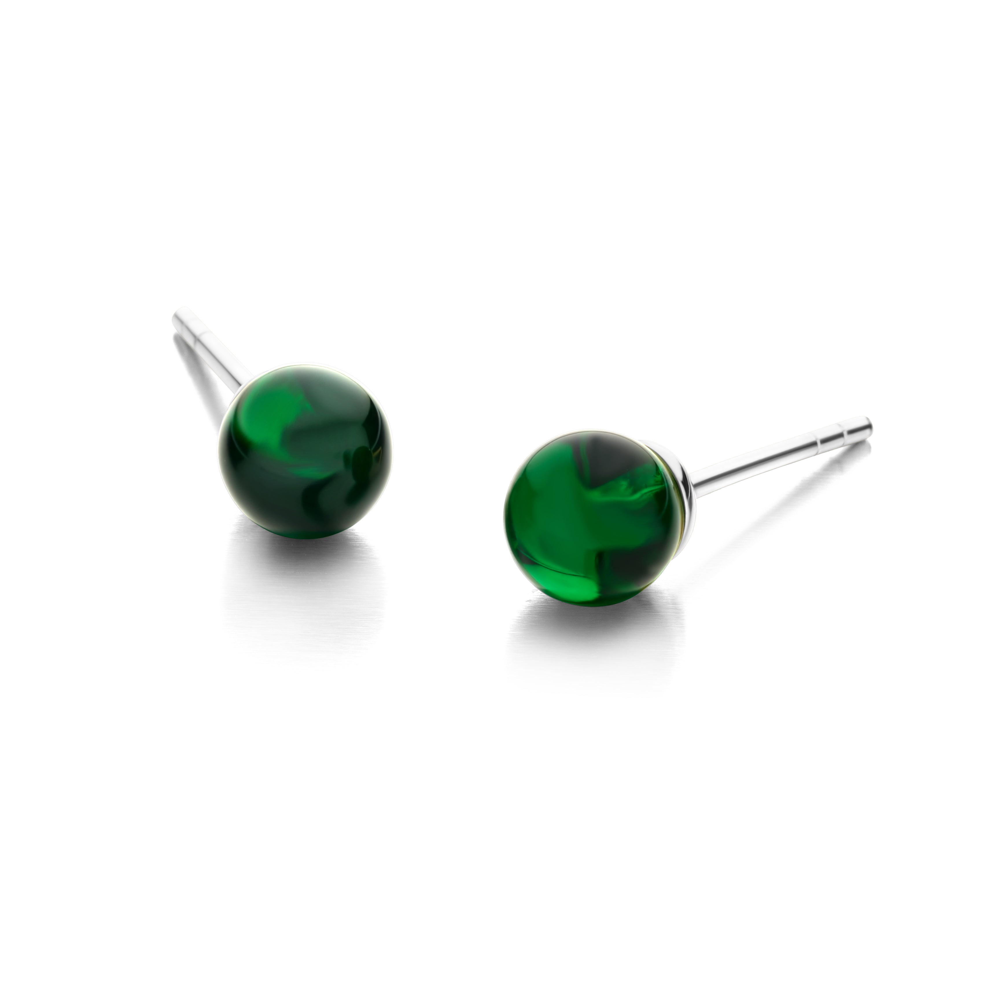 FIGARO STUD GREEN 6MM-1