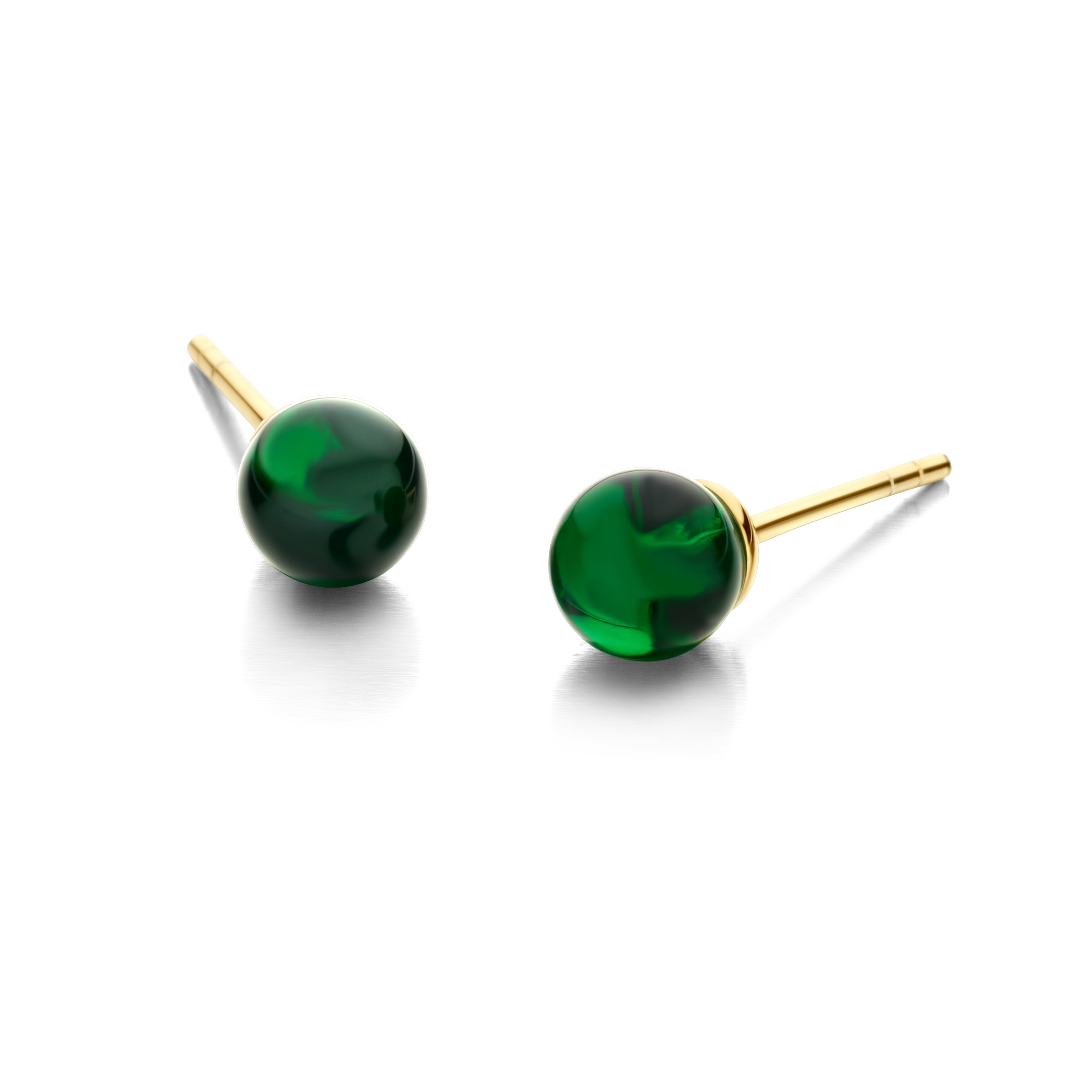 FIGARO STUD GREEN 6MM-1