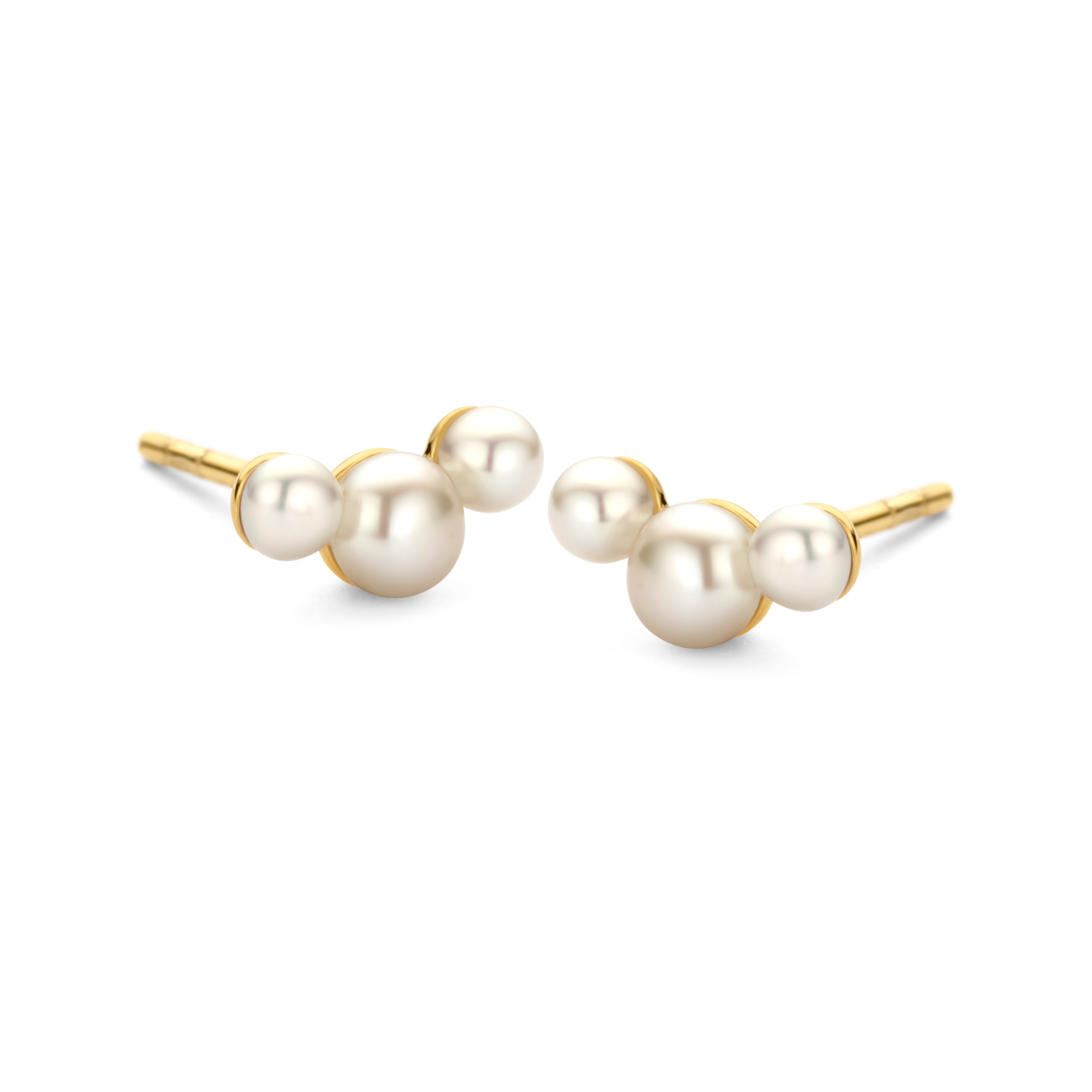 TRINITY OF PEARLS 14K