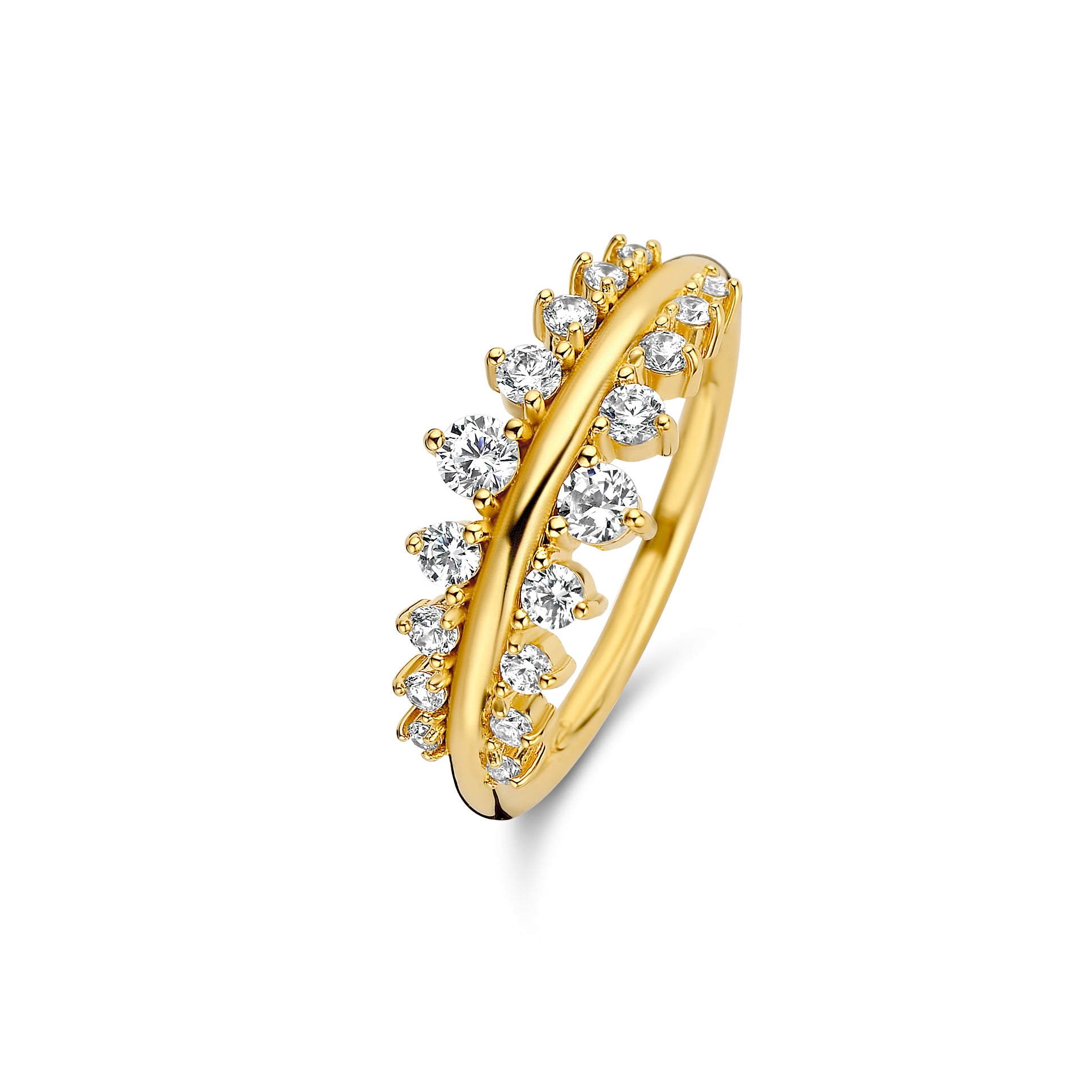 Empress Ring - Vergoldetes Sterlingsilber - Zirkonia-1