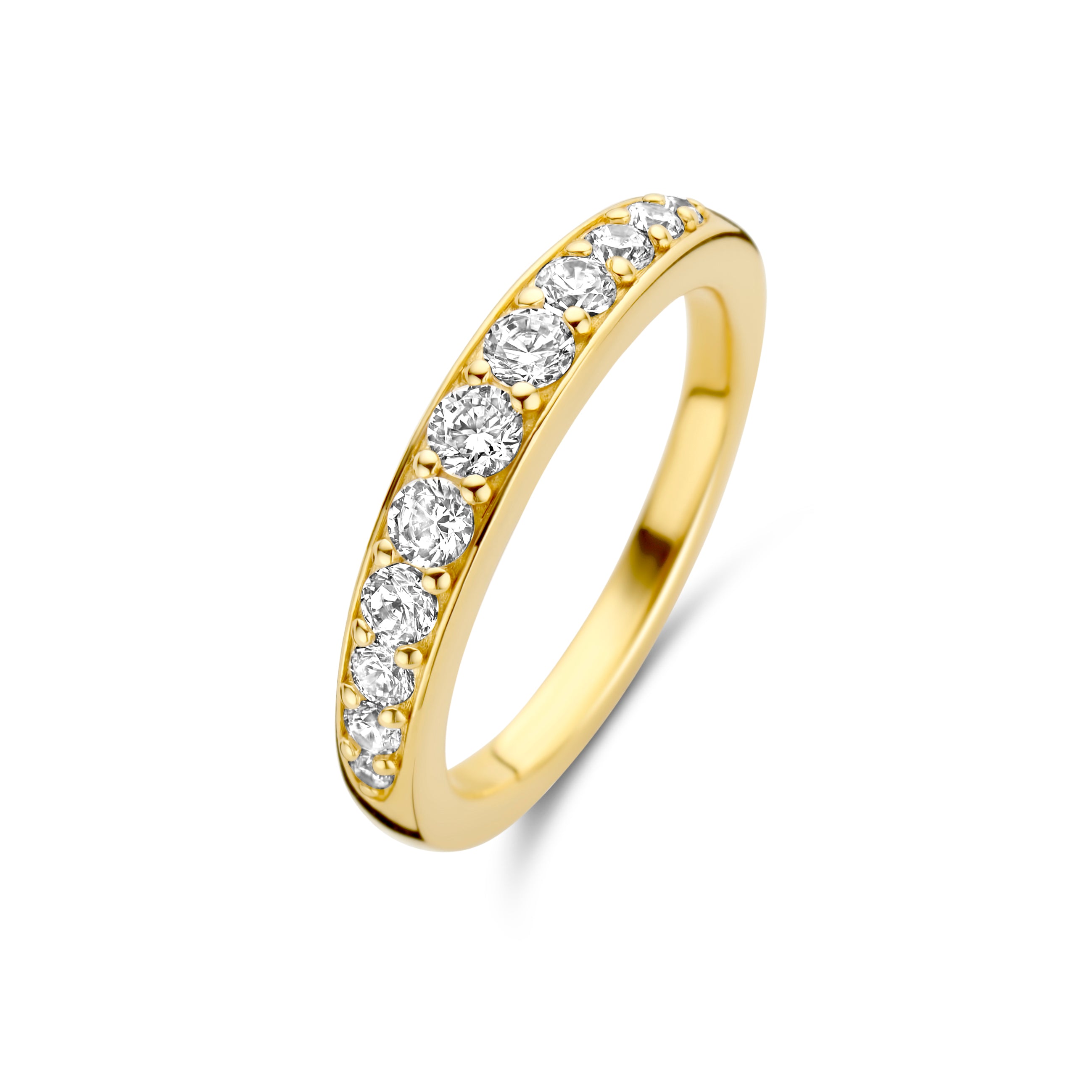 Victoria Ring - vergoldetes Sterlingsilber - Zirkonia-1