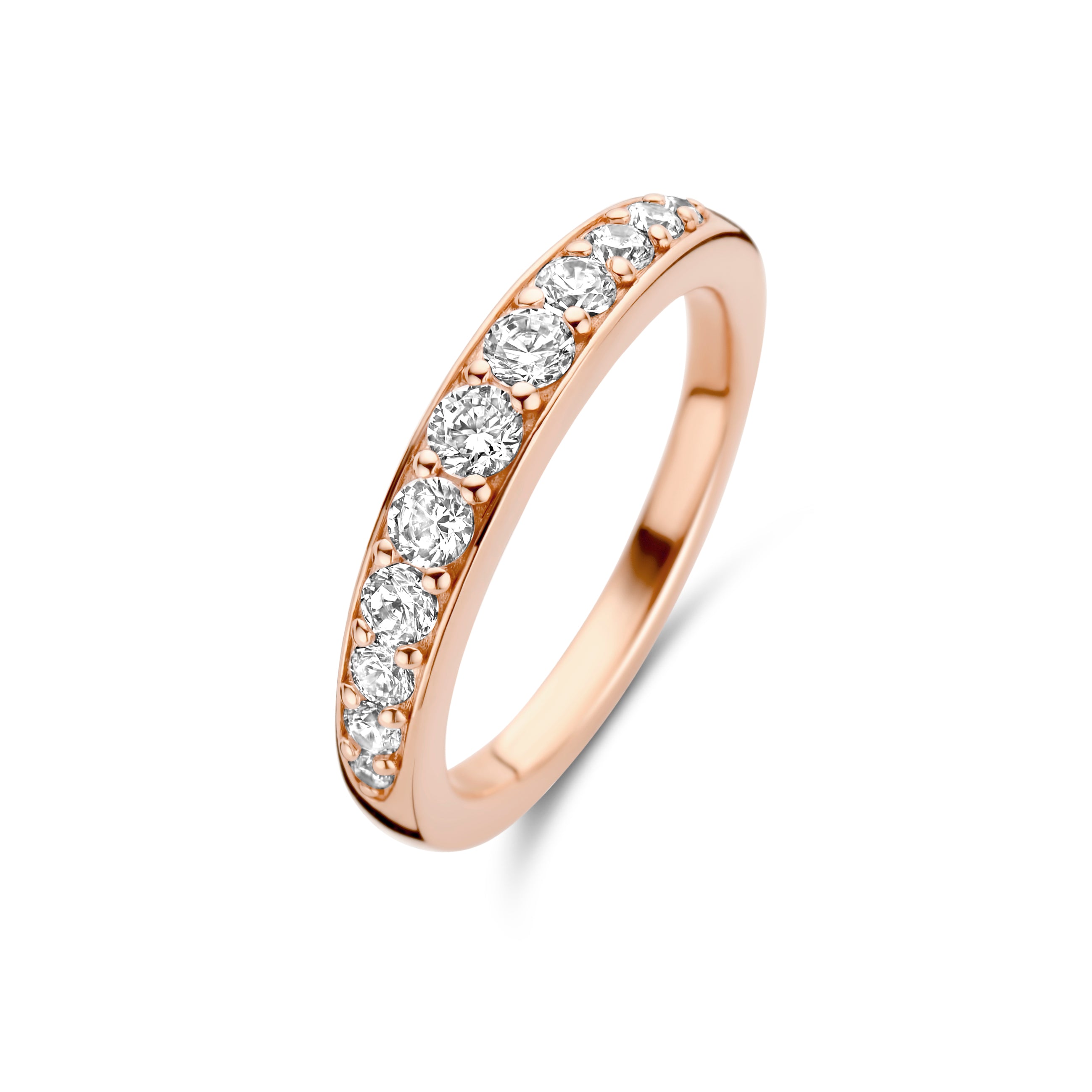 Victoria Ring - Sterlingsilber rosé vergoldet - Zirkonia-1