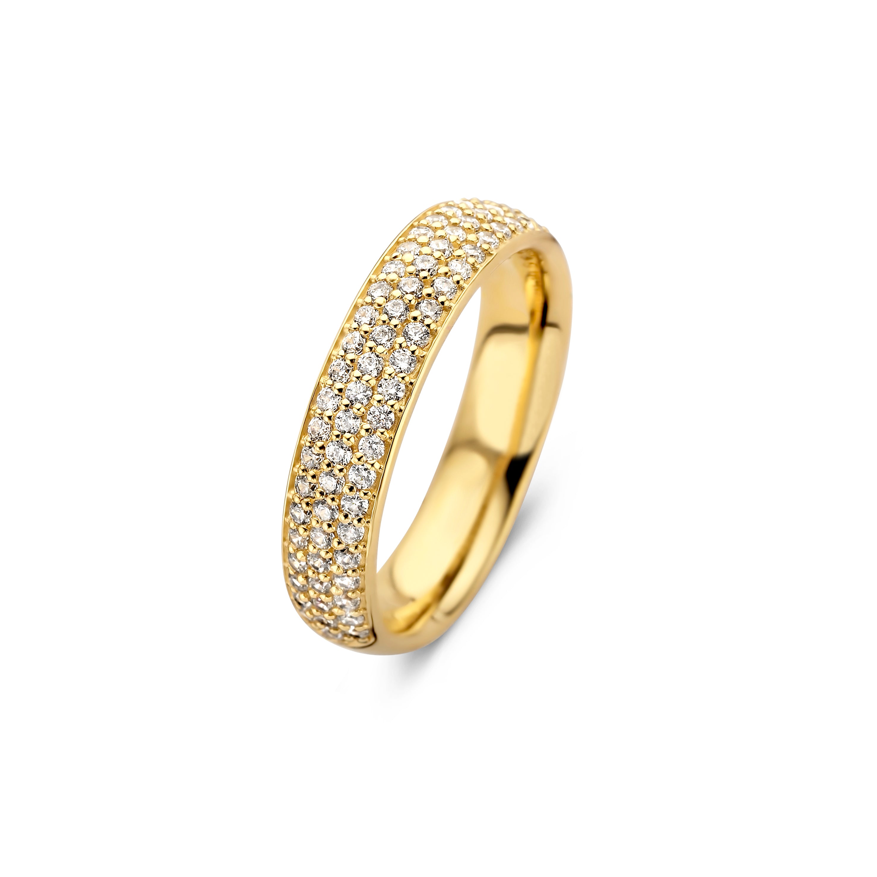 Vivendi Ring - vergoldetes Sterlingsilber - Zirkonia-1