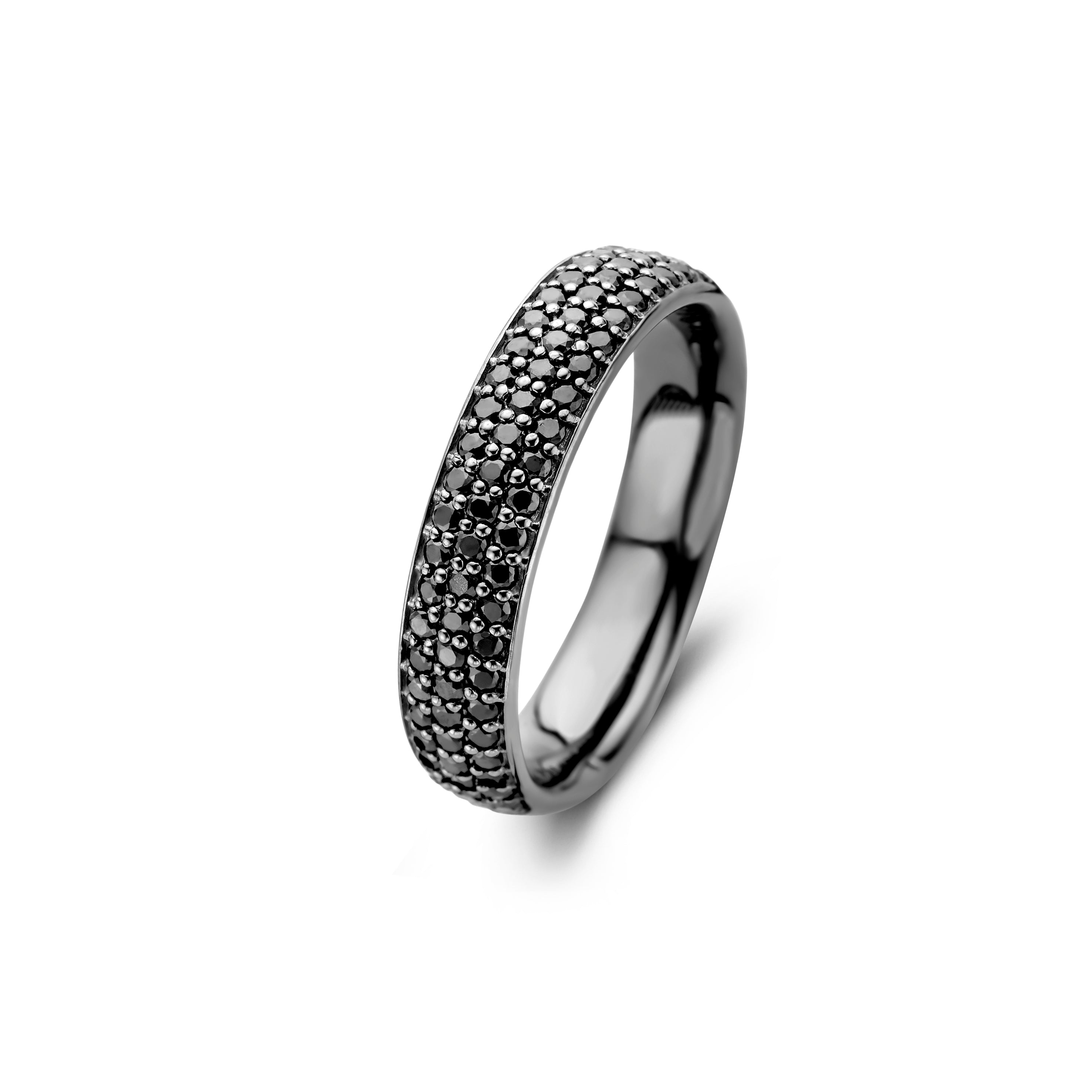 Vivendi Ring - Sterlingsilber rutheniert - Zirkonia-1