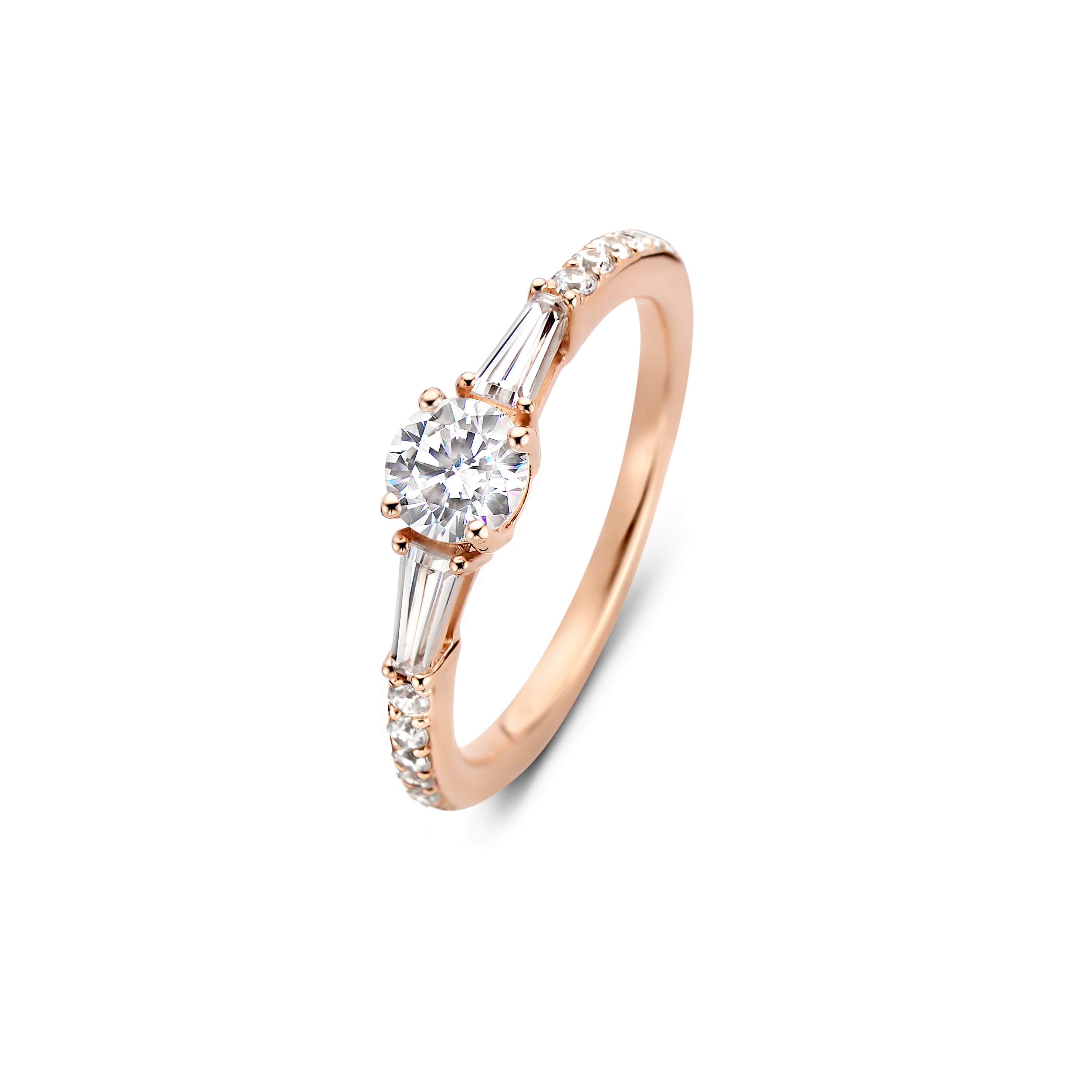 Imperial Ring - Sterlingsilber rosé vergoldet - Zirkonia-1