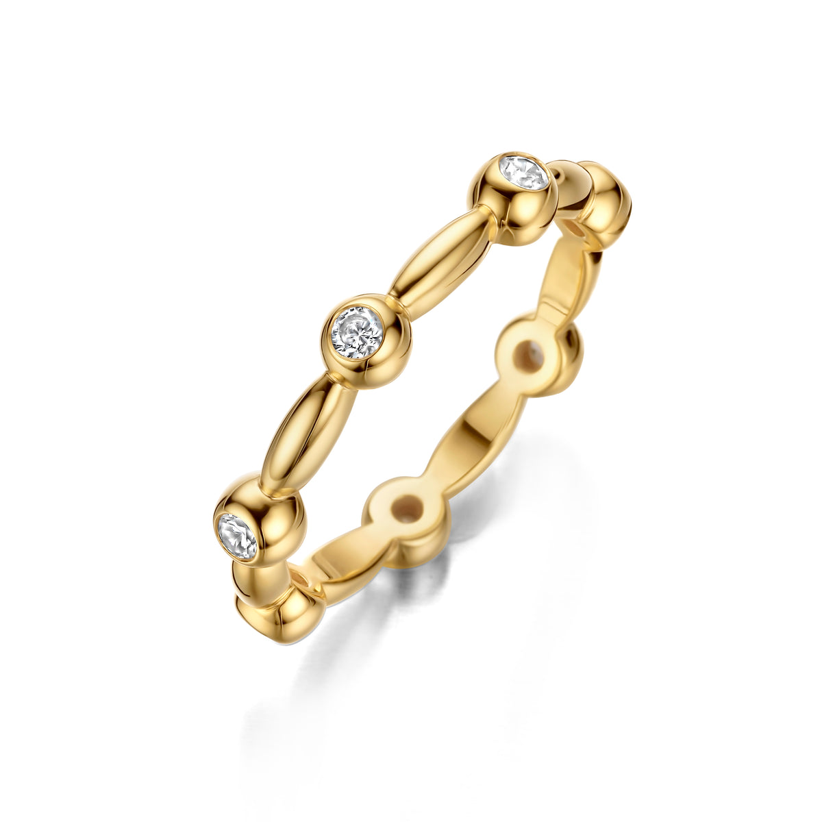 Cornelia Ring mit 7 Zirkonia-Steinen