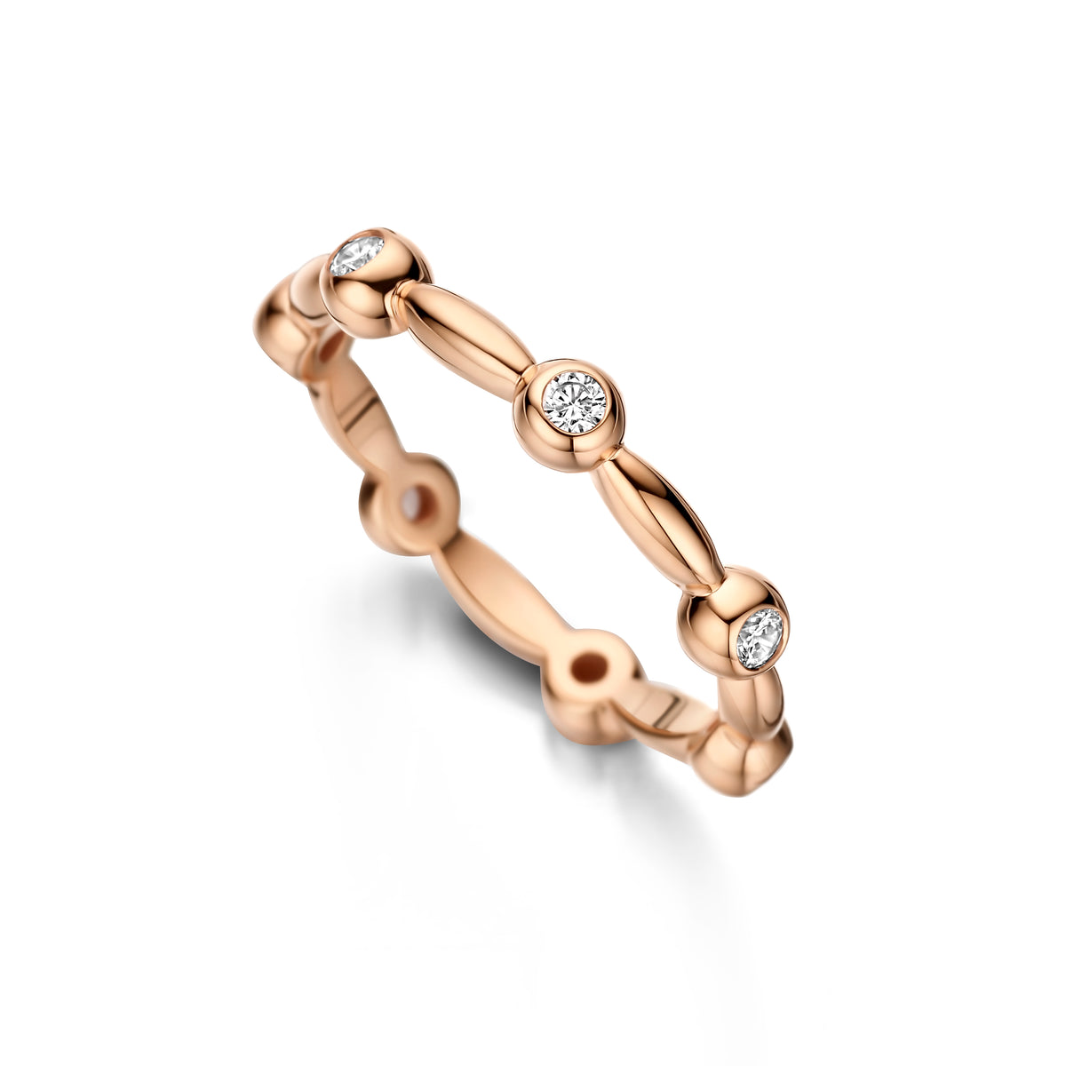 Cornelia Ring mit 7 Zirkonia-Steinen