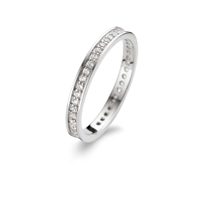 Chic Ring 2 mm - Sterlingsilber - Zirkonia-1