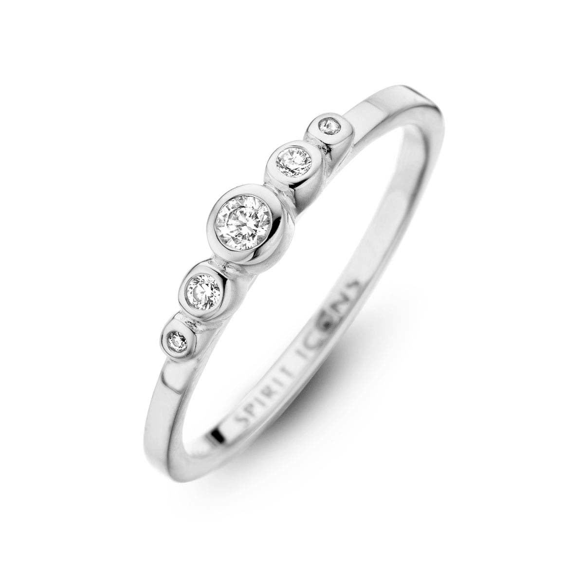 Temptation Ring - Sterling Silber - Zirkonia-1