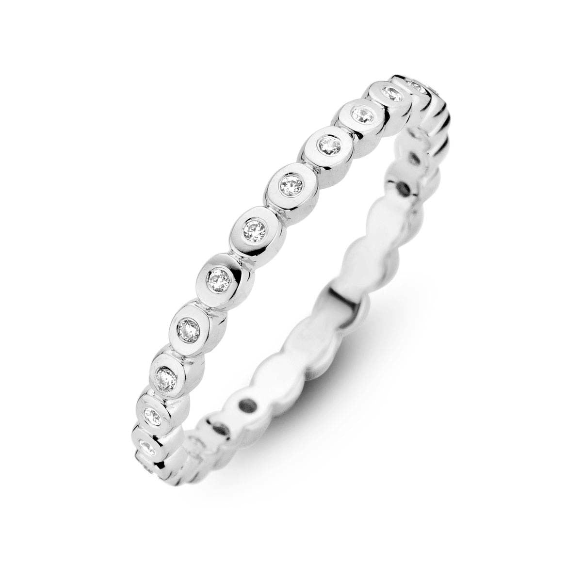 Light Ring - Sterlingsilber - Zirkonia-1