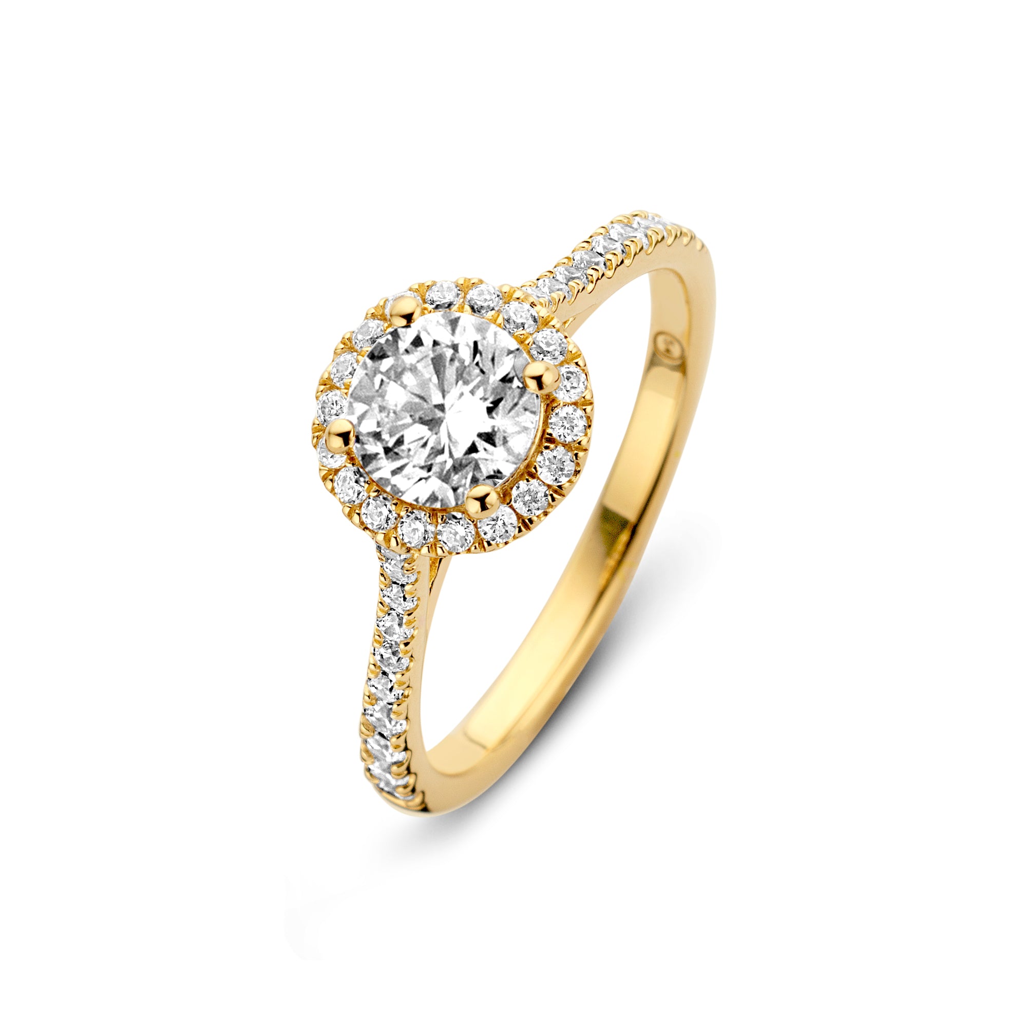 Romance Ring - vergoldetes Sterlingsilber - Zirkonia-1