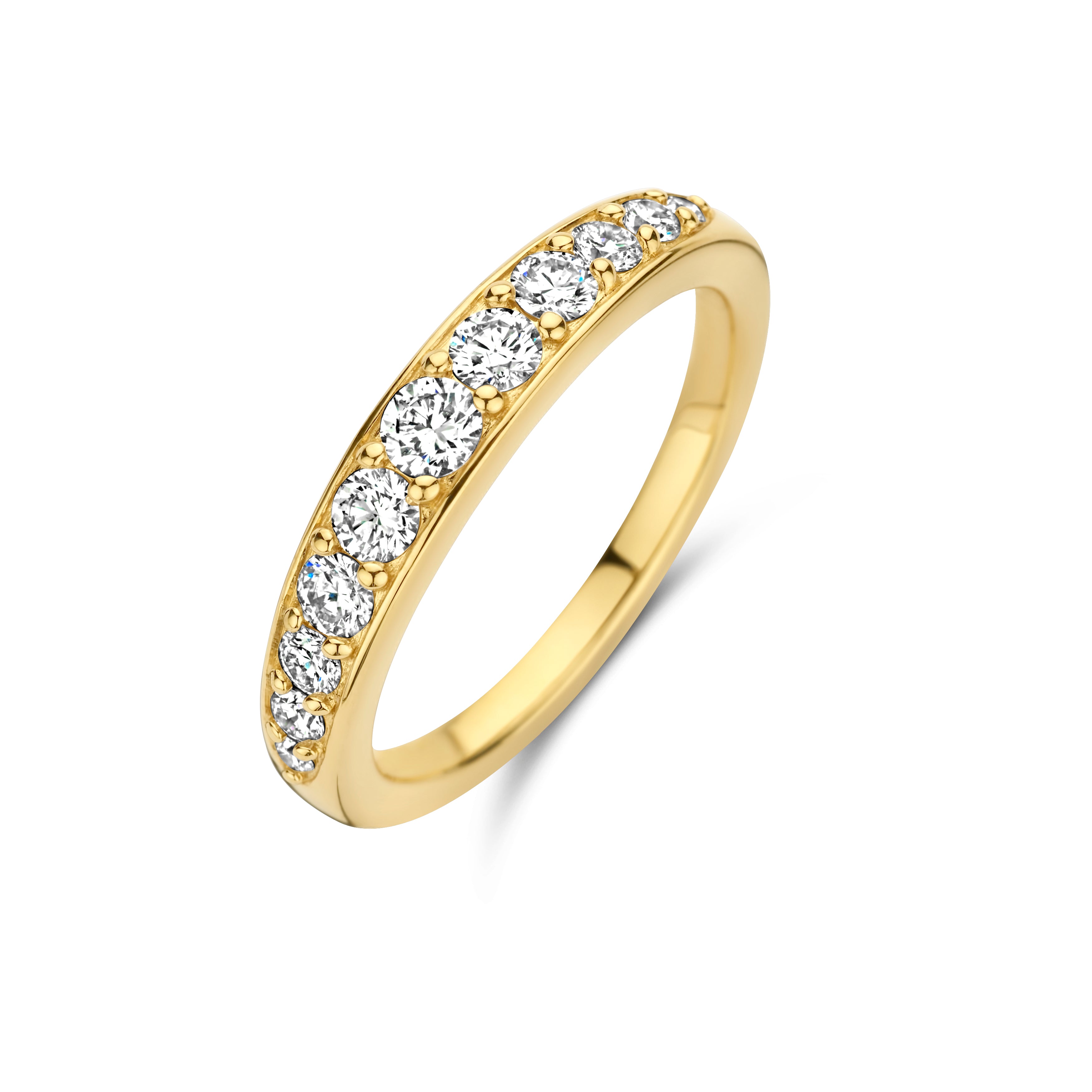 Treasure Ring Large - 14 kt. Gold mit 0,63 CT Brillantschliff Diamanten-1