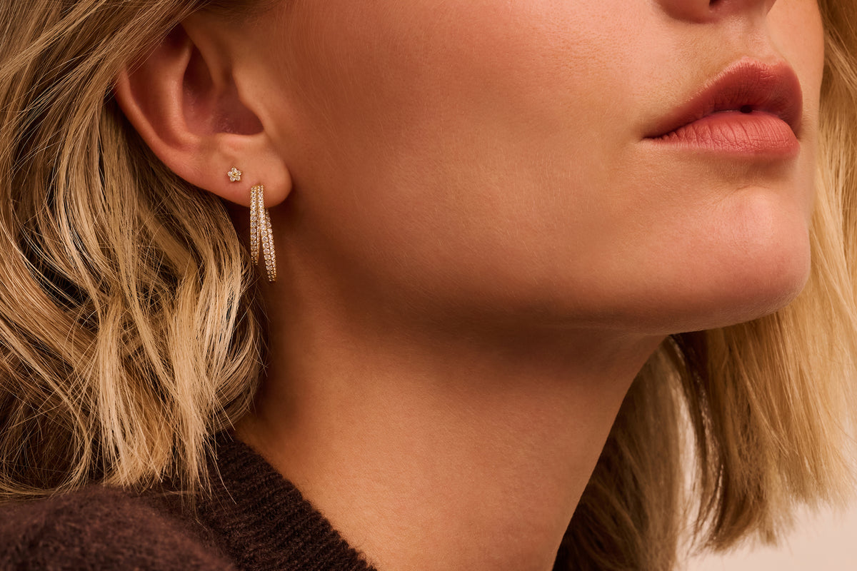 Eden Ohrstecker 0,25Ct Wvs 14K 6mm