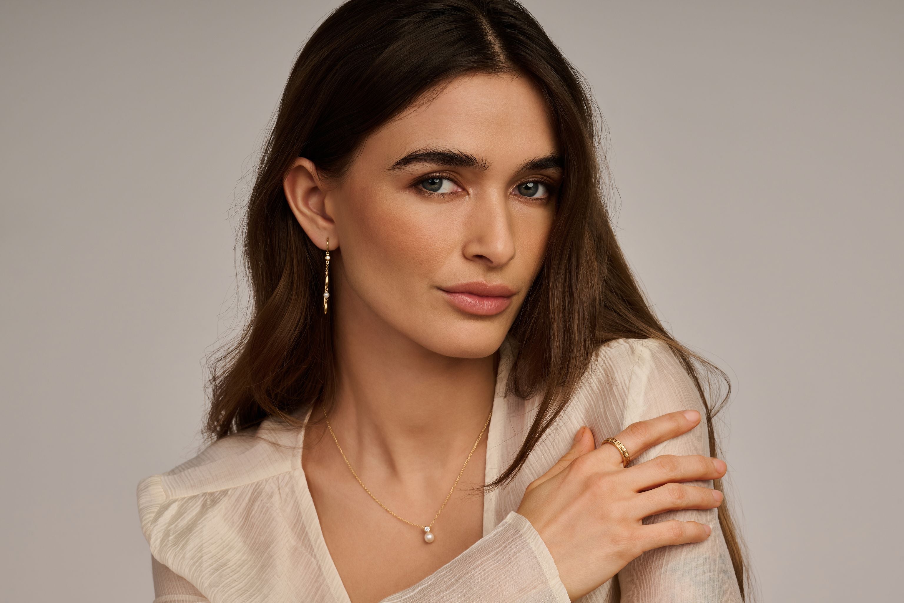 AVA PENDANT RG/PEARL-4