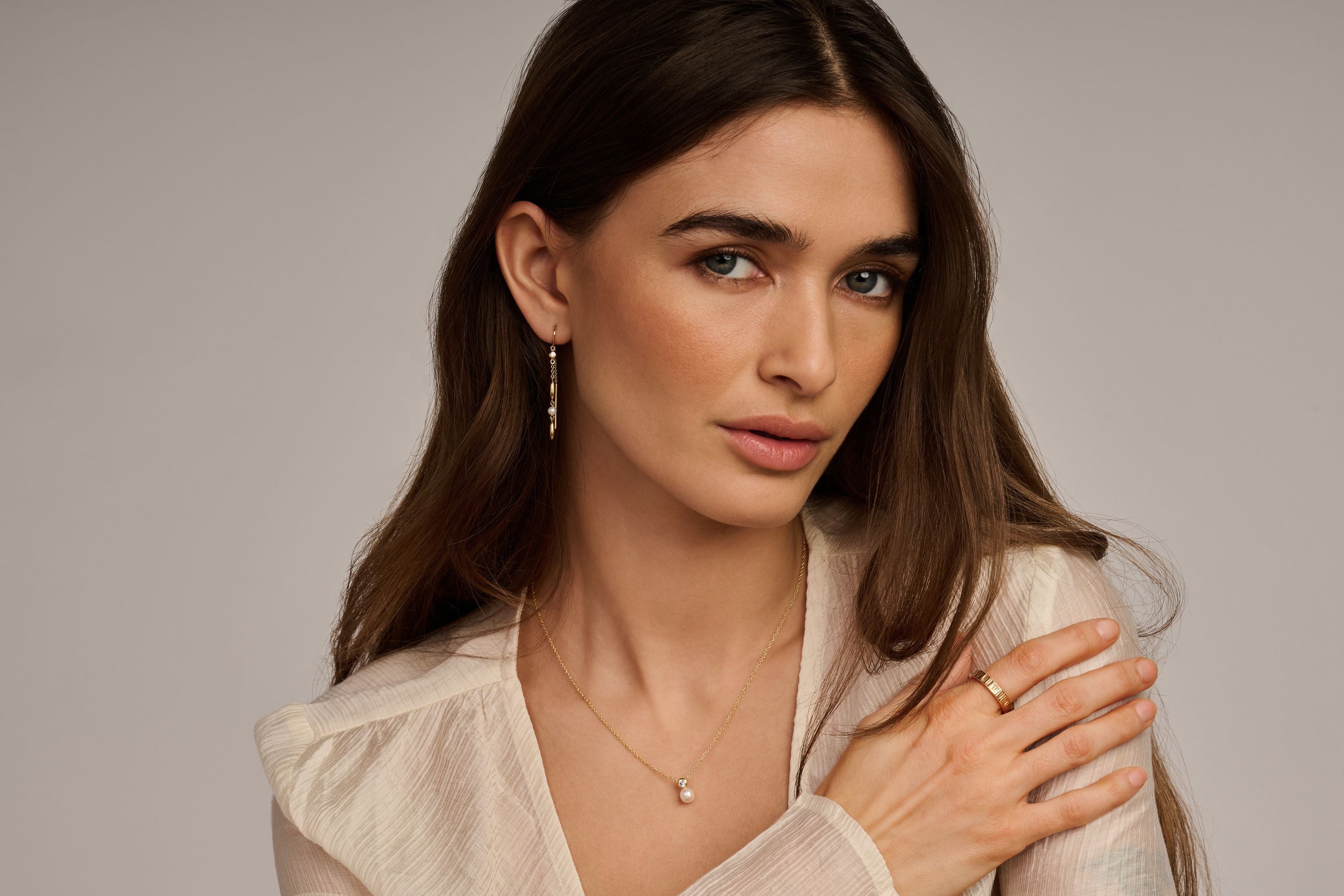 AVA PENDANT RG/PEARL-3