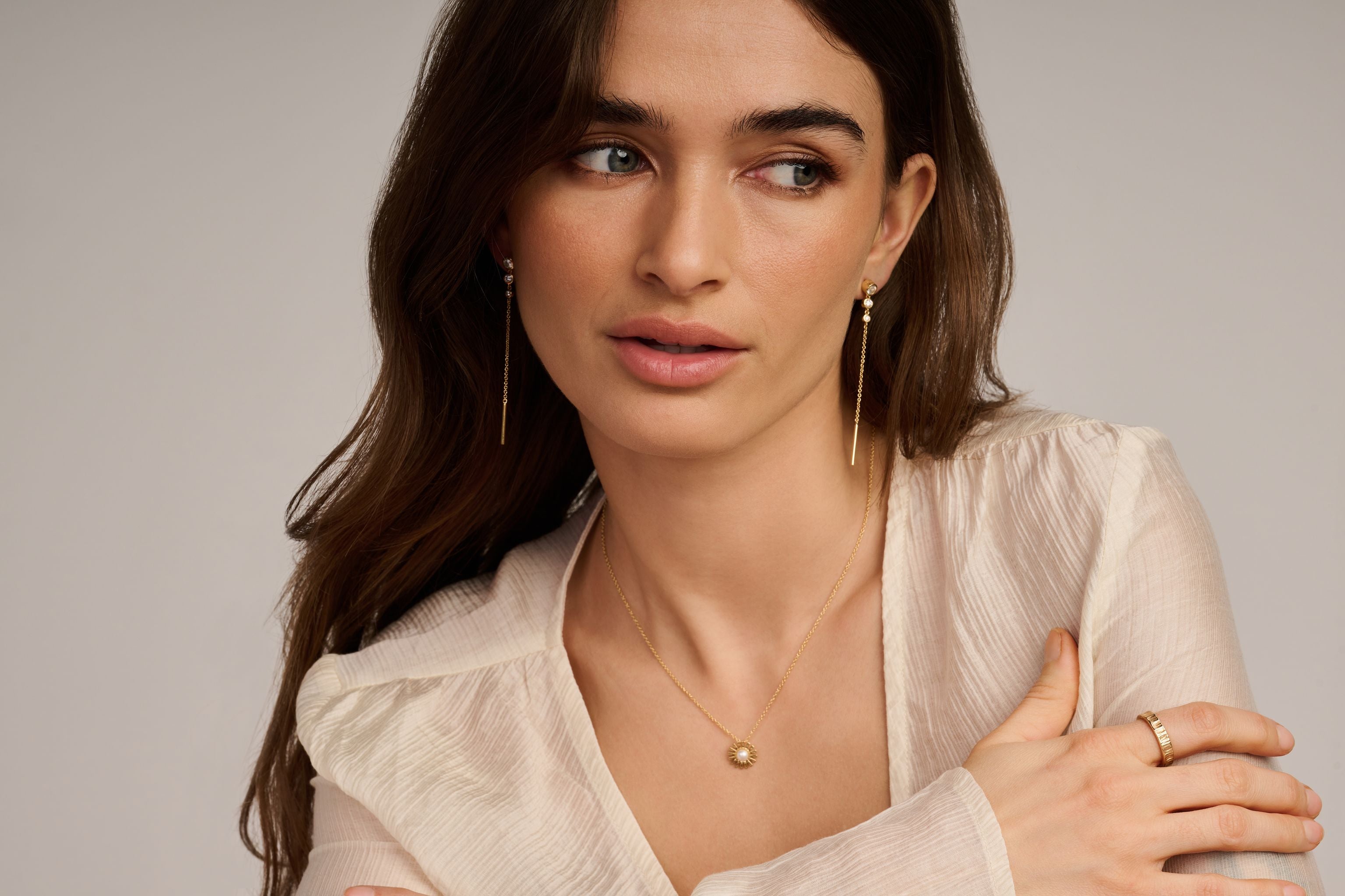 DAISY PENDANT GP/PEARL-1