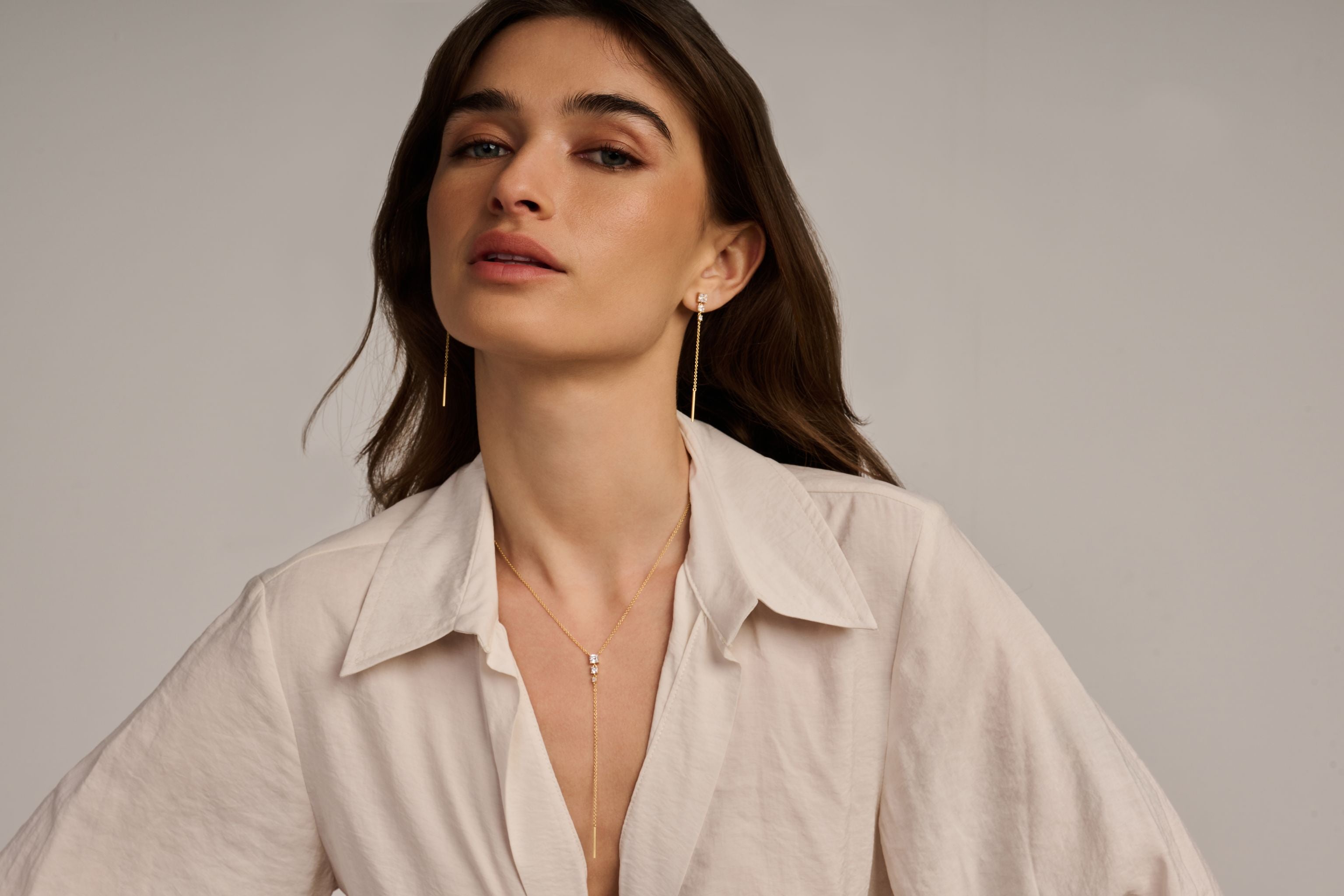 ELION Y NECKLACE RG/CZ-2