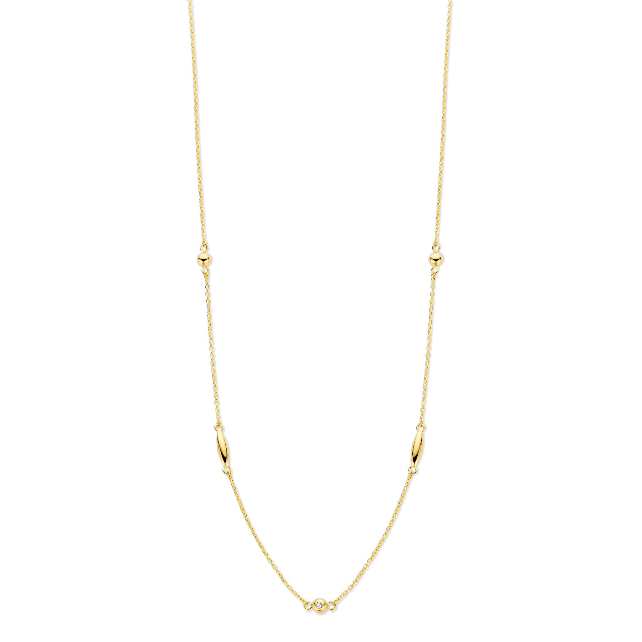 ELLIS NECKLACE 0,02Ct Wvs 14K-1