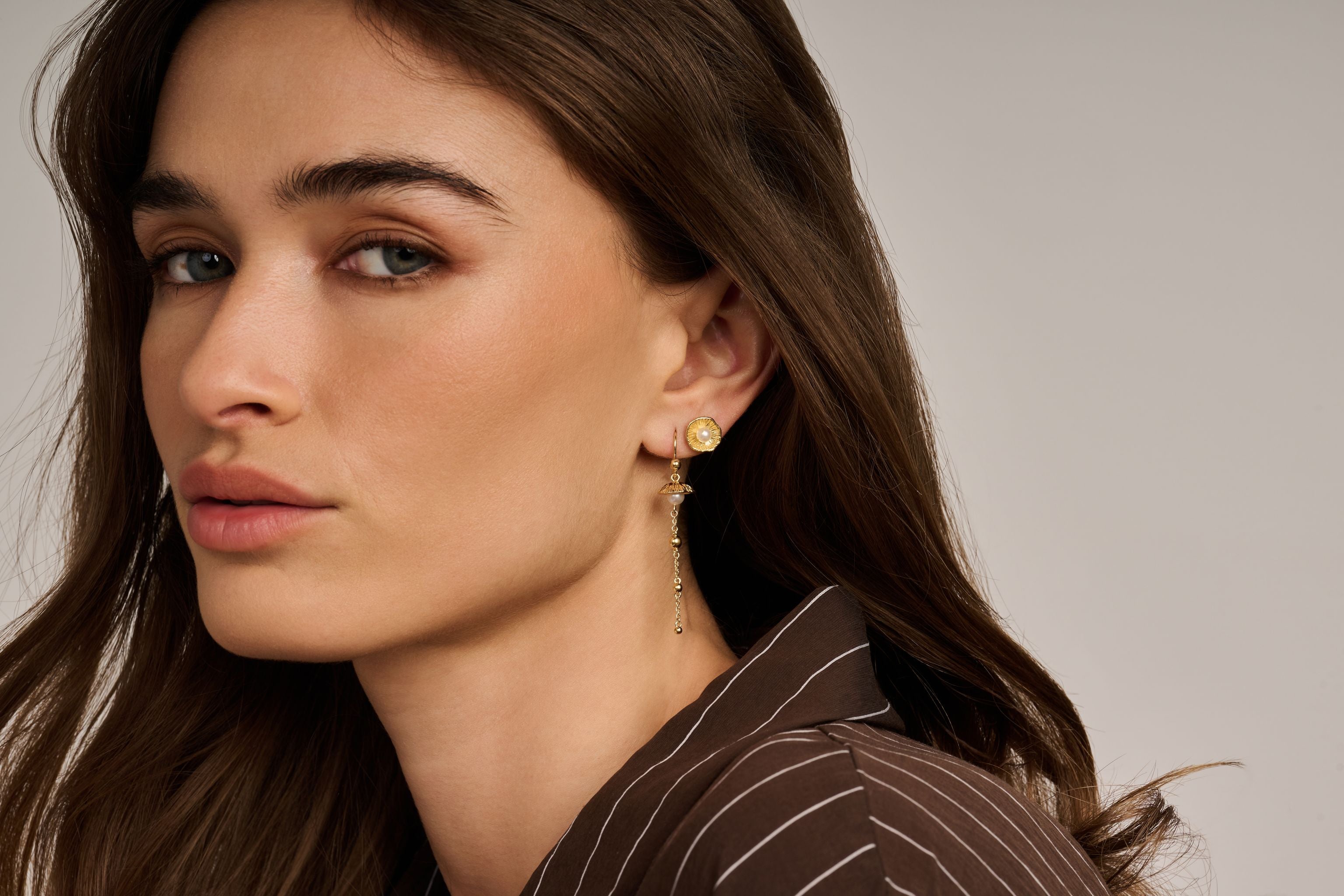 RIVALDI STUD RG/PEARL-4